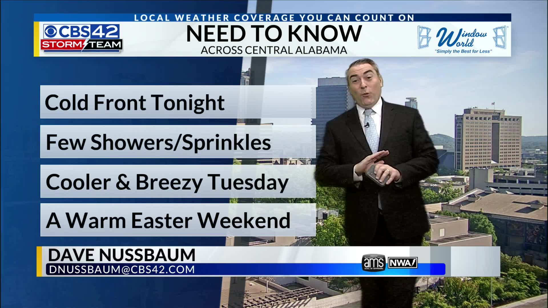 Cold front with a few showers tonight, cooler and breezy on TuesdayCBS ...