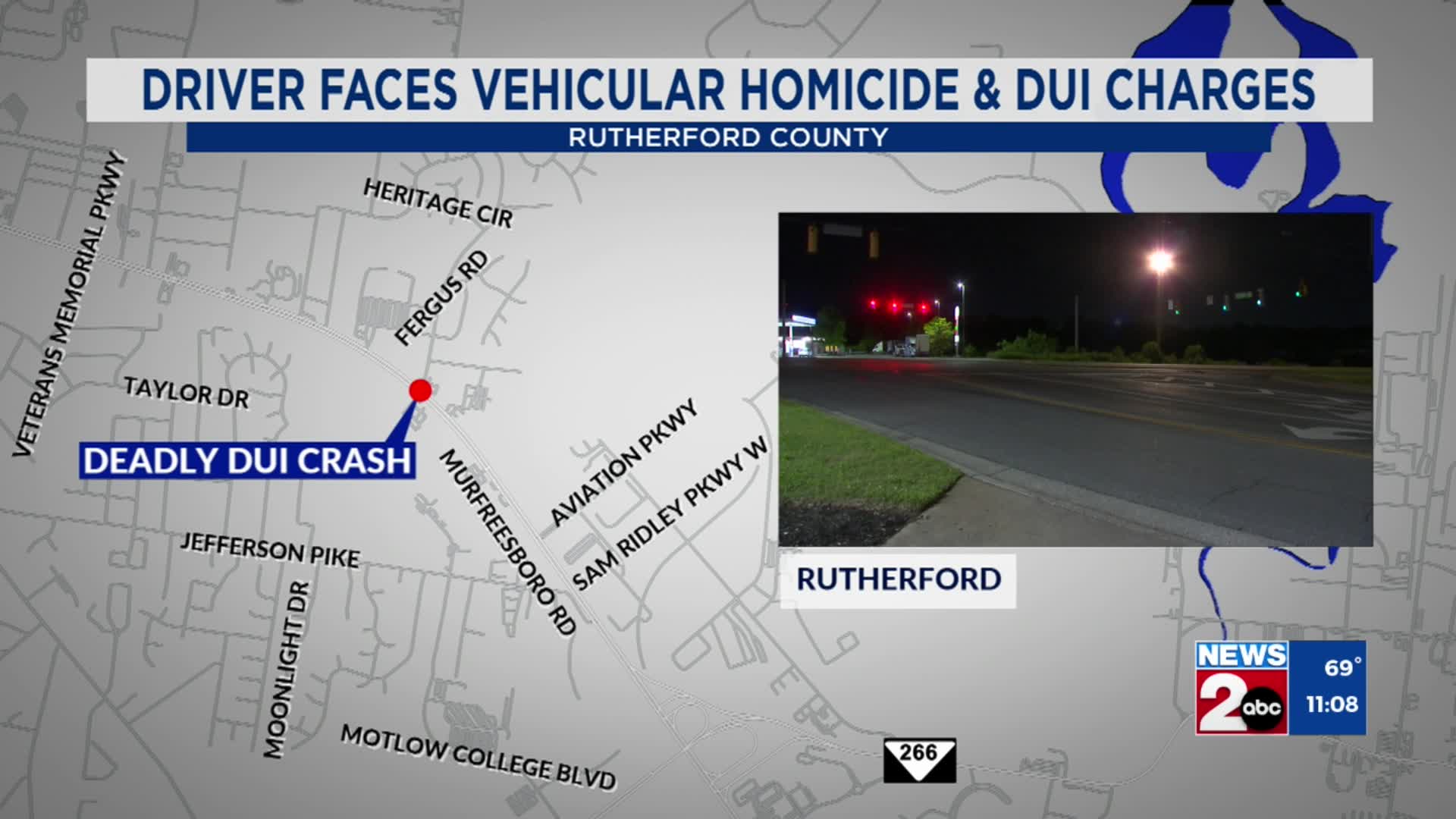 DUI suspect charged after deadly Rutherford County crash – WKRN News 2