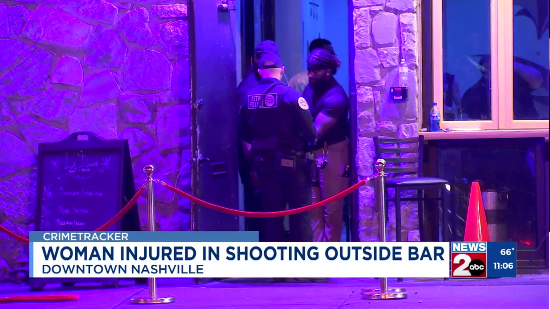 Woman injured in shooting outside bar in downtown Nashville – WKRN News 2