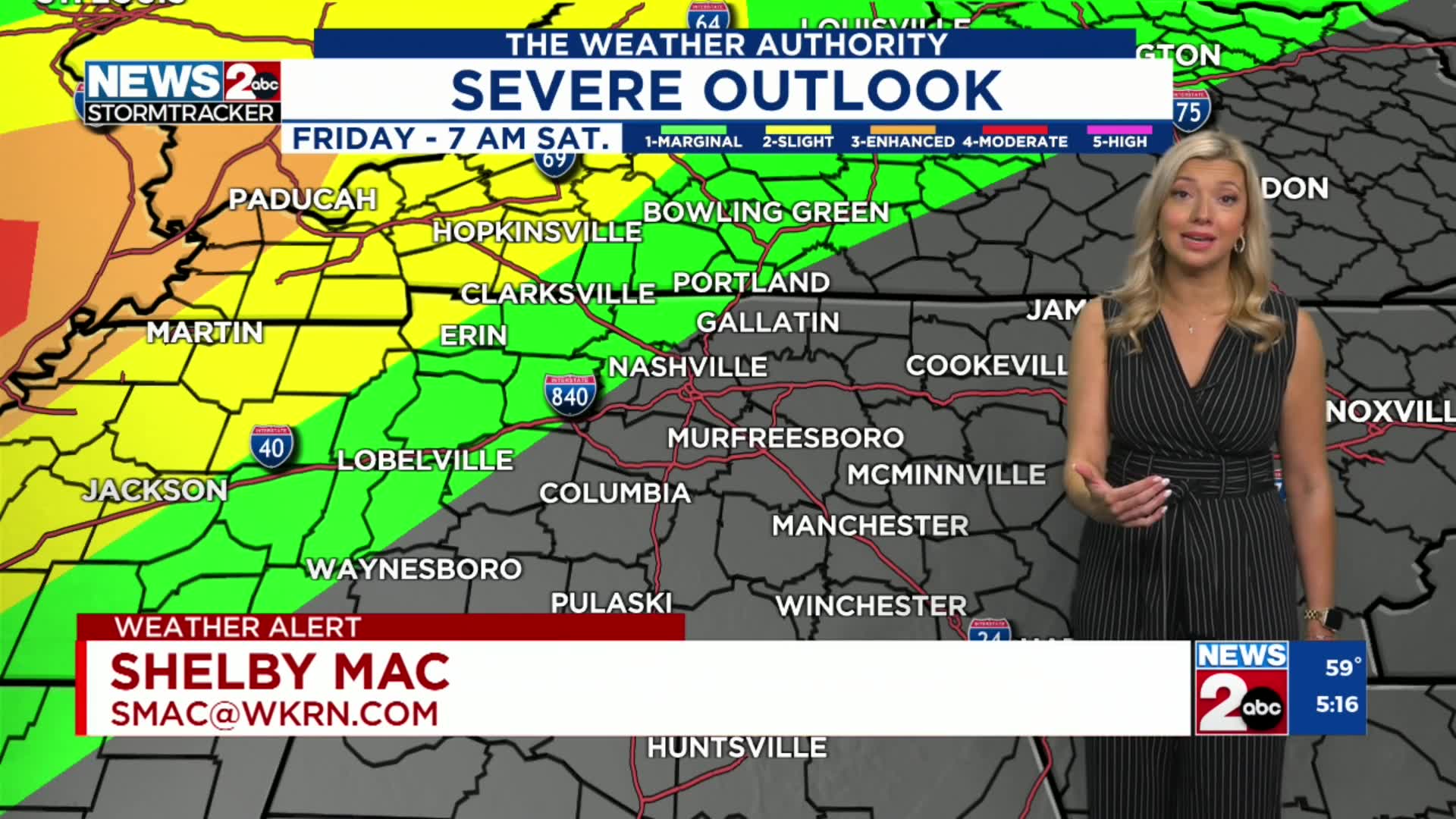 Strong Storms expected this weekend – WKRN News 2