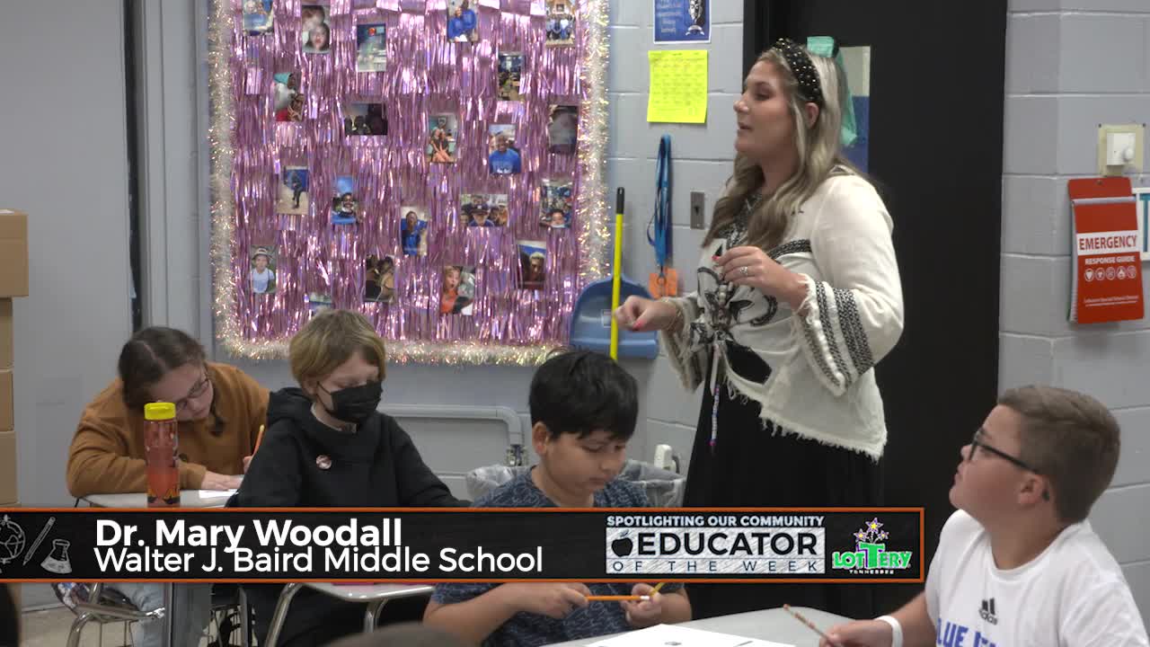 Educator of the Week Dr. Mary Woodall WKRN News 2