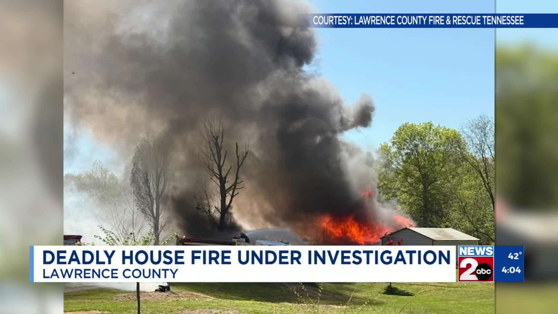 Deadly Lawrence County house fire under investigation – WKRN News 2