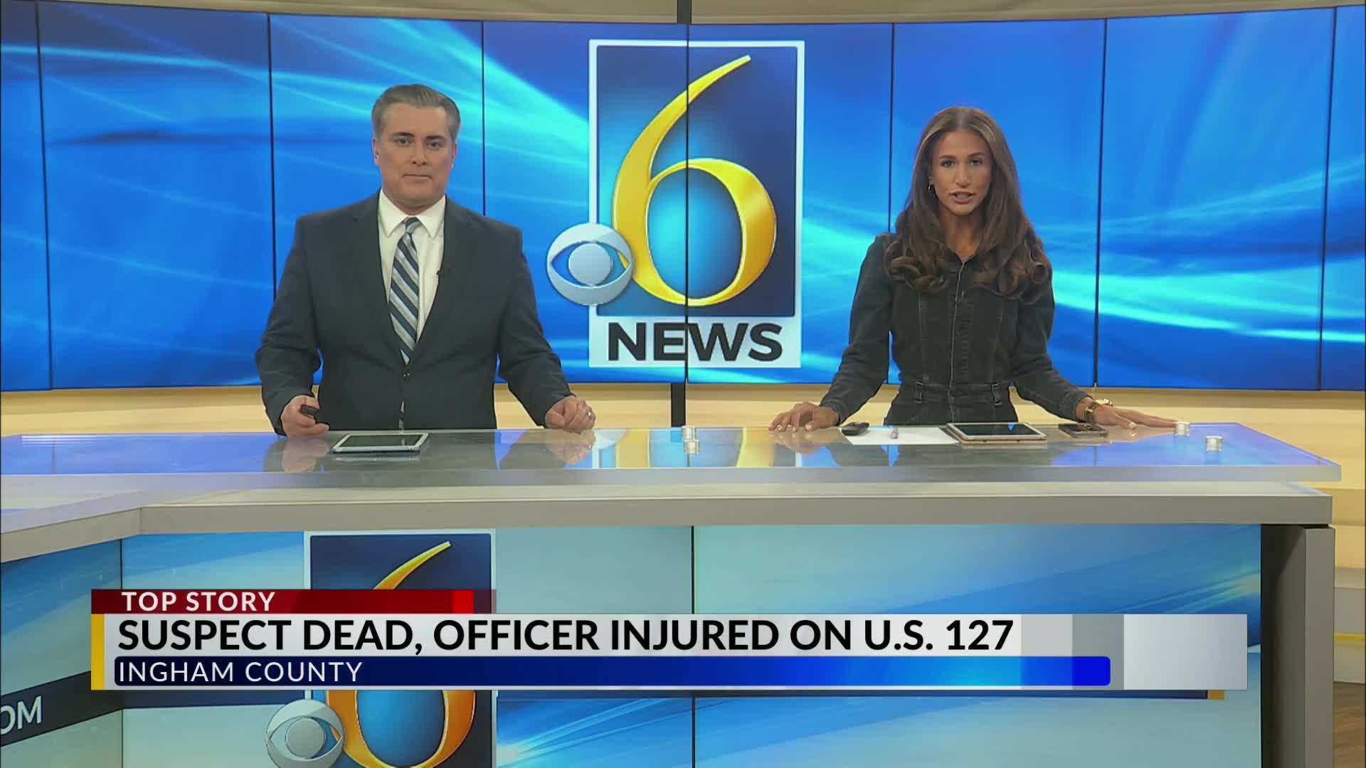 Officer injured, one man dead in shooting on US-127 – WLNS 6 News