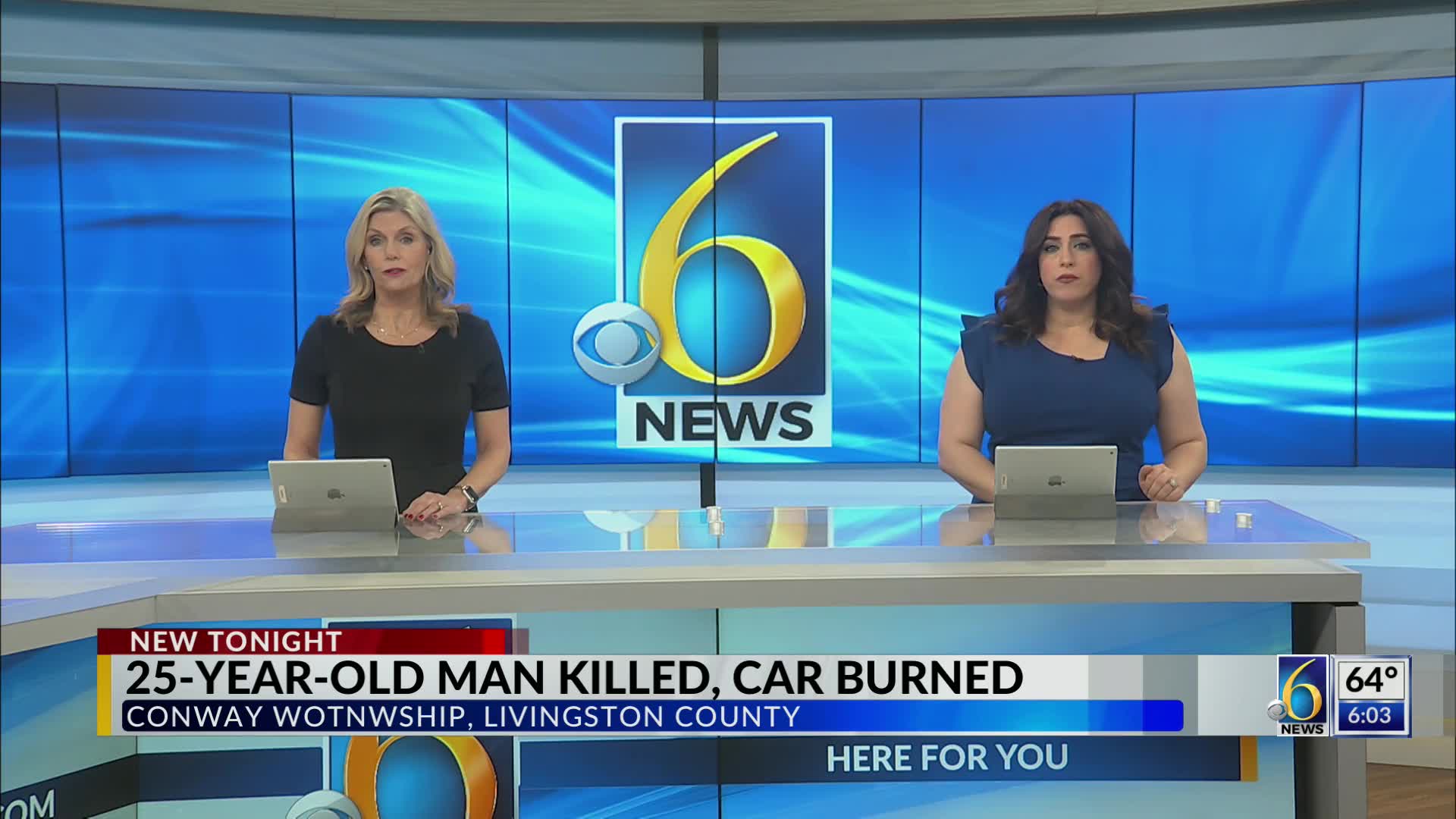 25-year-old man killed, car burned – WLNS 6 News