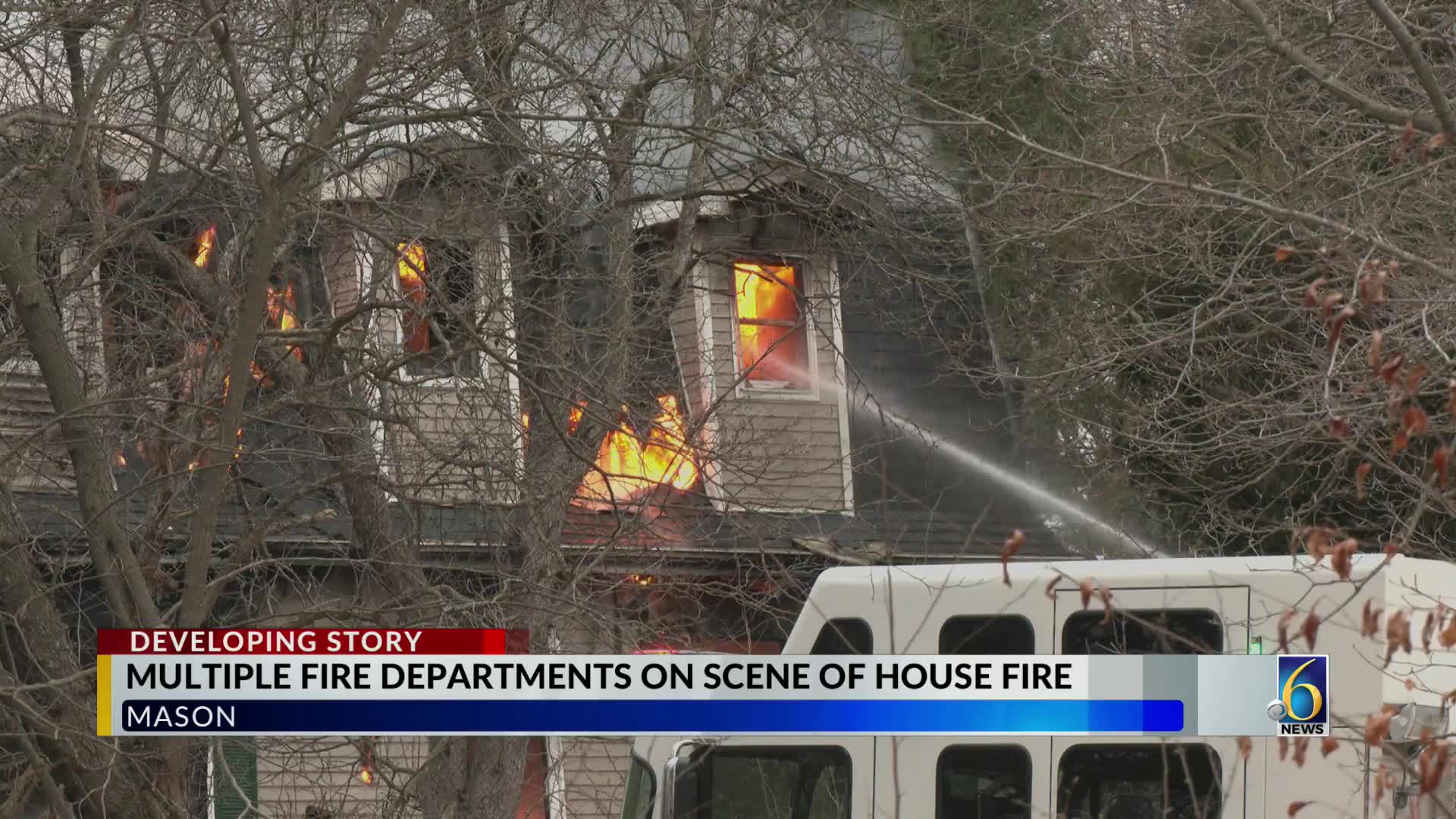 Firefighters respond to house fire in Aurelius Township – WLNS 6 News