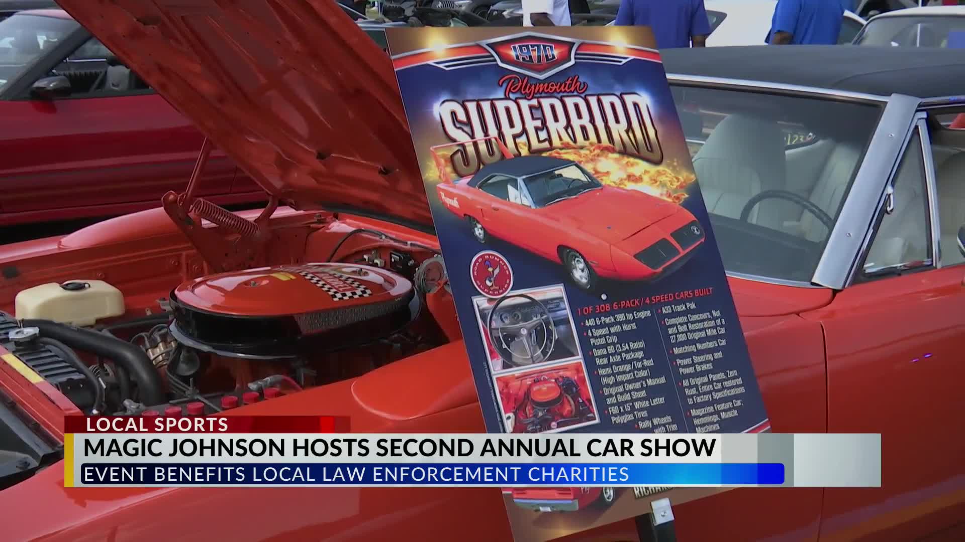 Earvin “Magic” Johnson honors family’s memory through annual car show ...