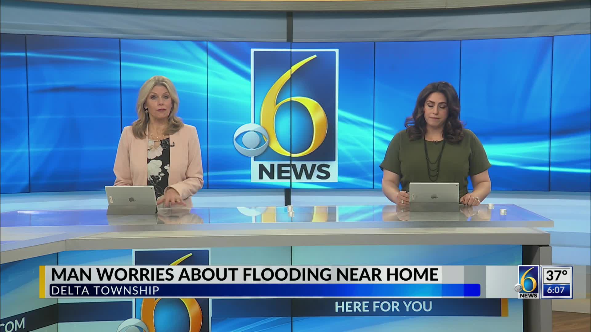 Man worries about flooding near home – WLNS 6 News