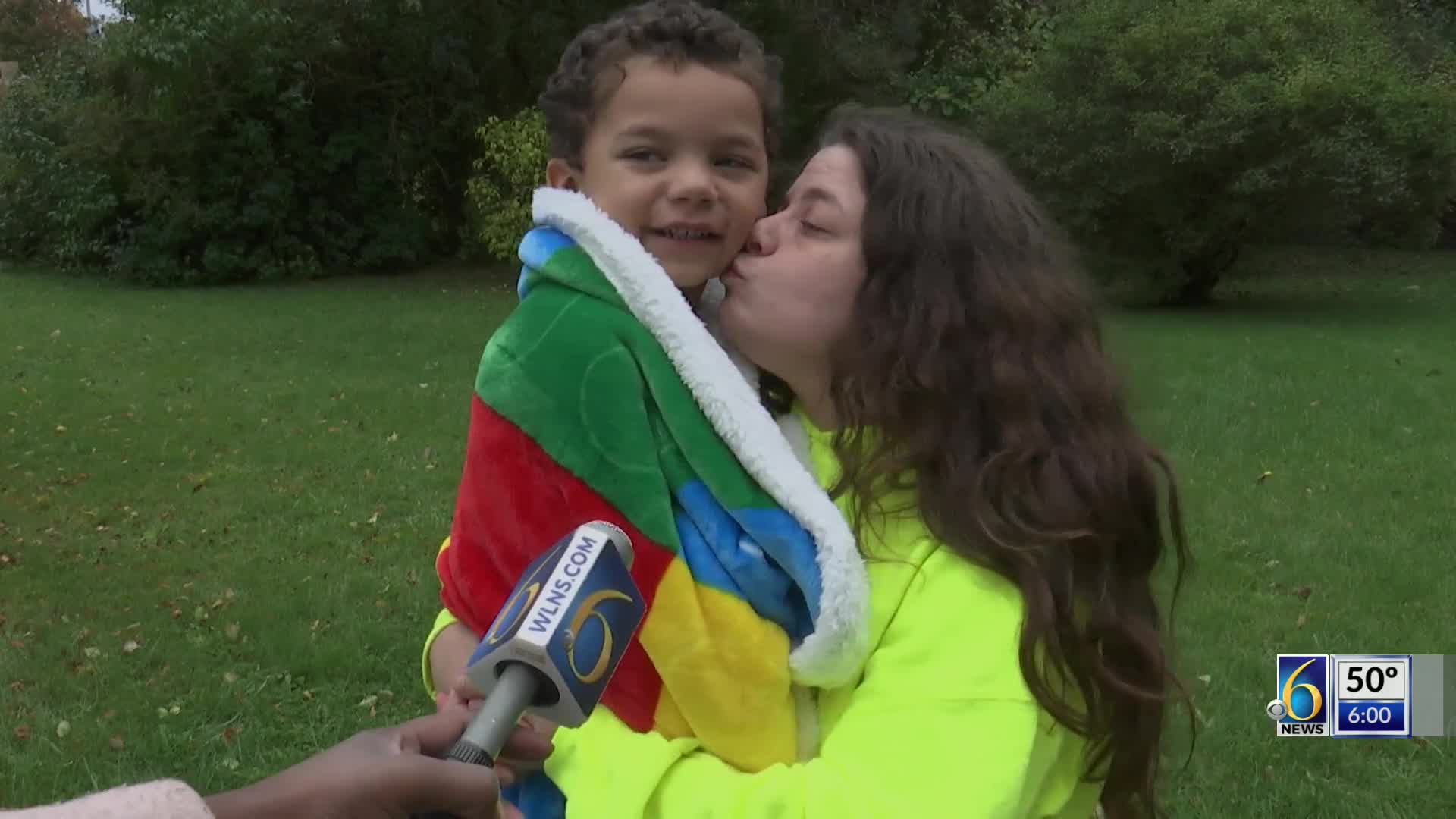 Mom of then missing 5yearold grateful for his return WLNS 6 News