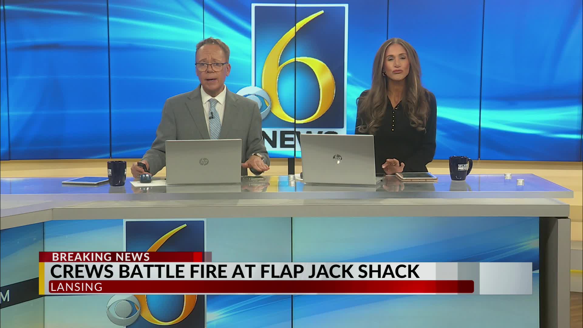 Crews battle fire at Flap Jack Shack – WLNS 6 News