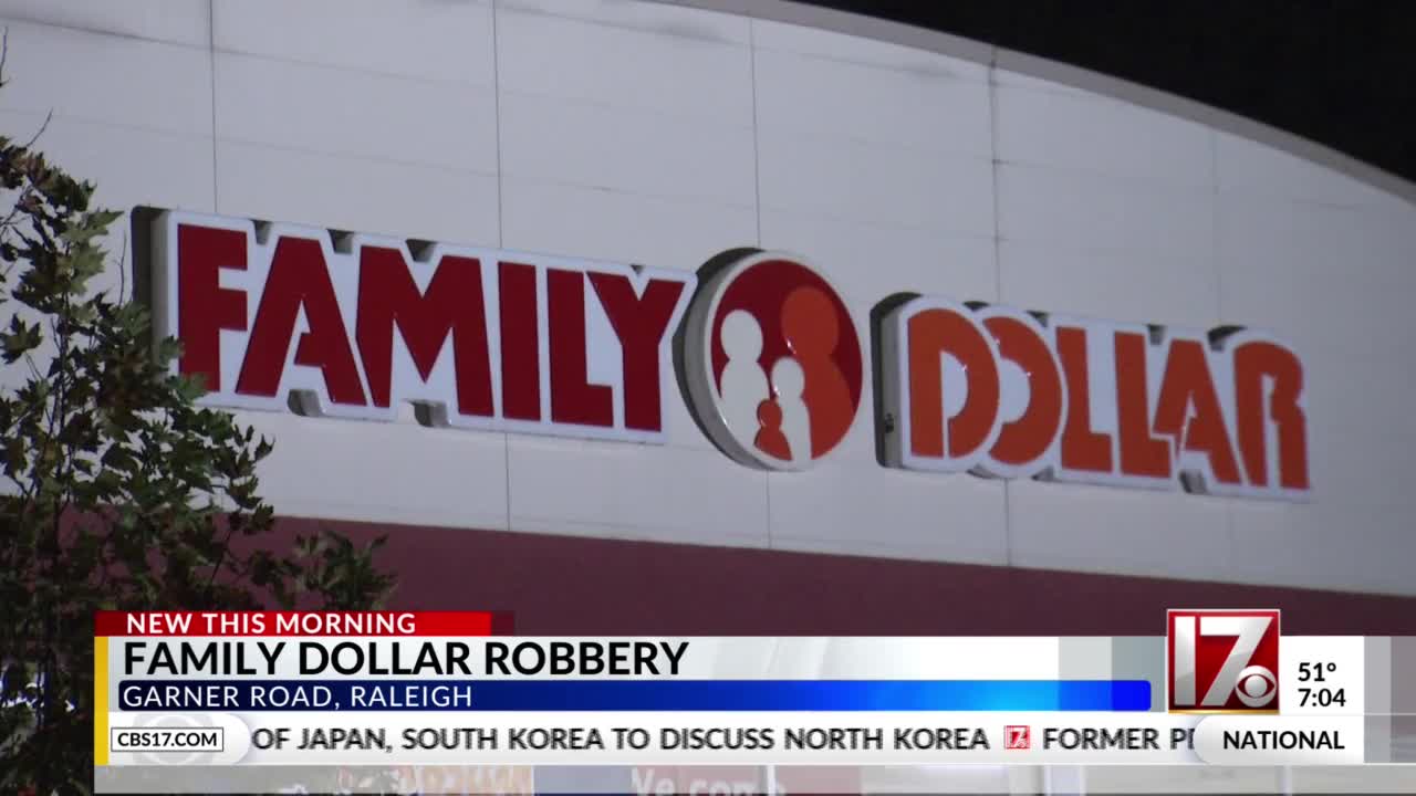 Thieves rob Raleigh Family Dollar at gunpoint, police say; woman ...
