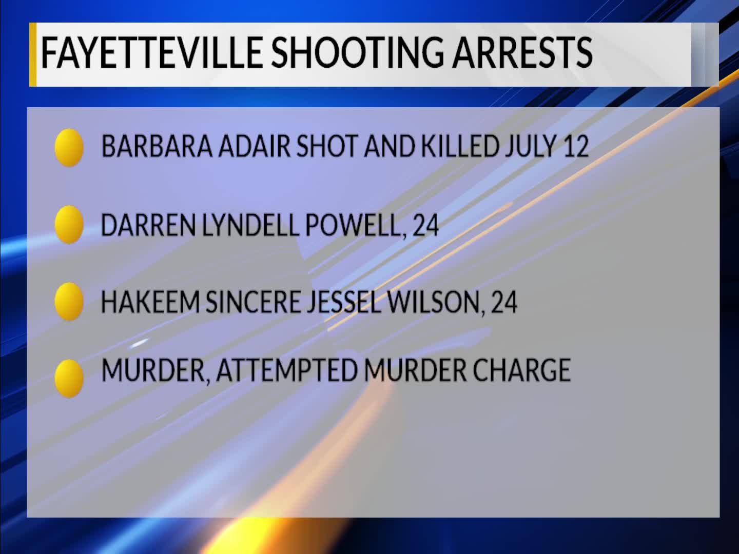 2 men charged in deadly shooting of Fayetteville woman, sheriff’s ...