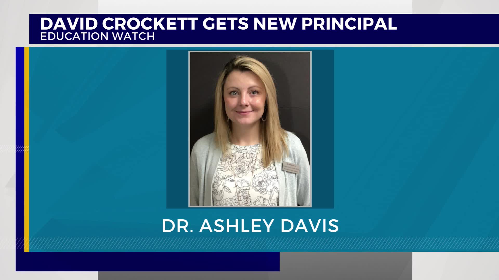 New principal named for David Crockett High School WJHL TriCities