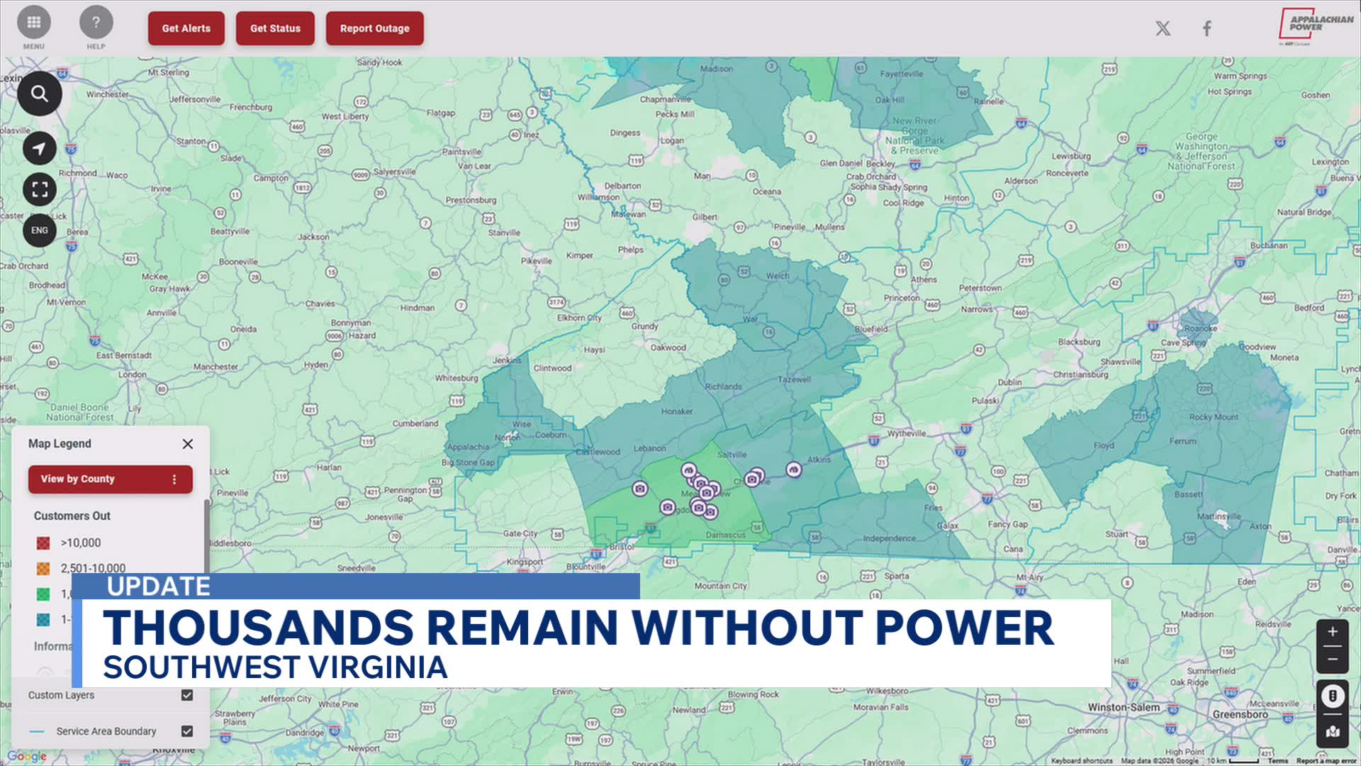 Thousands remain without power in Southwest Va. as restoration efforts ...