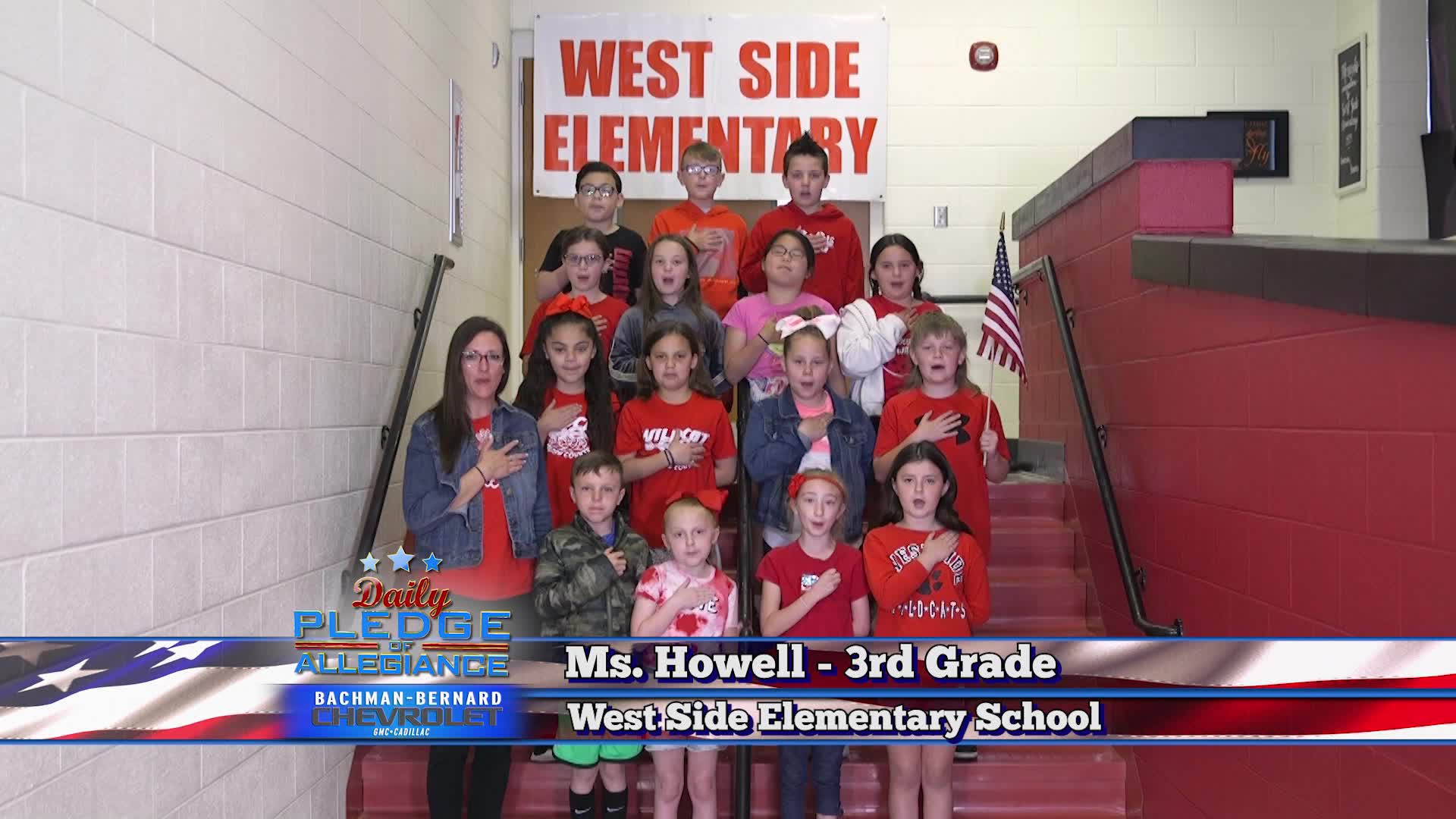 Daily Pledge West Side Elementary Ms. Howell’s 3rdGrade Class WJHL TriCities News & Weather