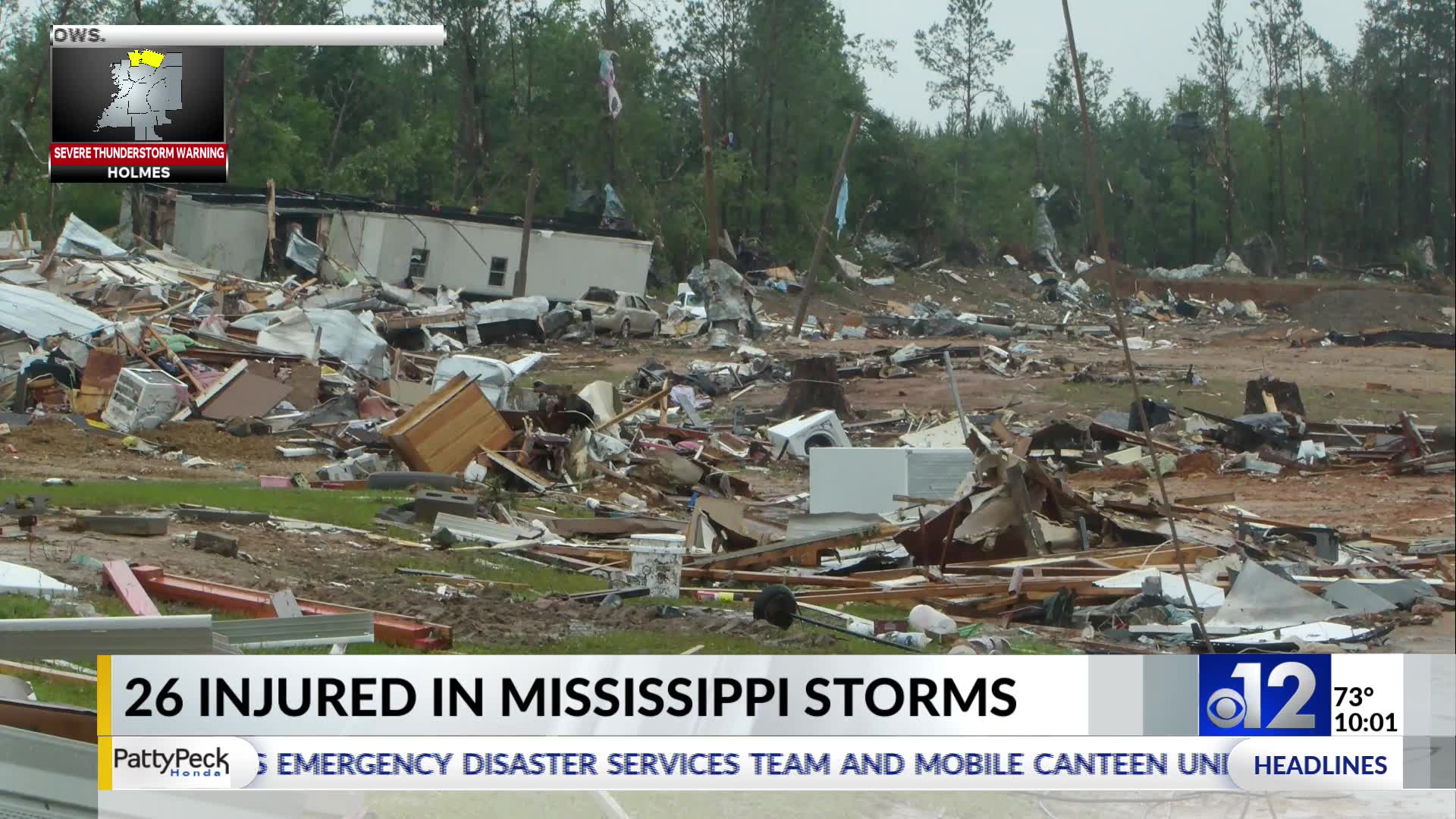 26 injured during severe storms in Mississippi – WJTV