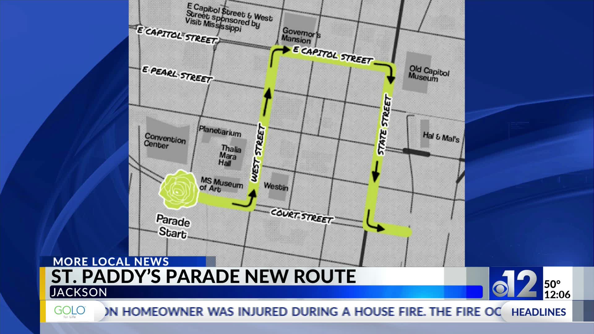 2026 Hal’s St. Paddy’s Parade unveils new route – WJTV