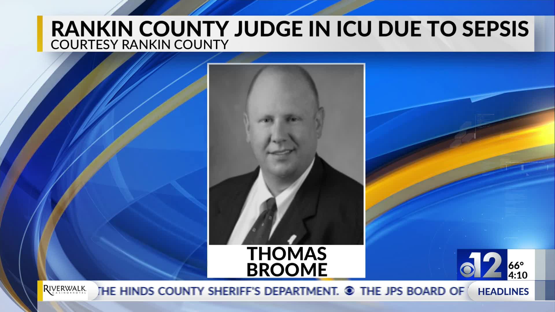Rankin County judge in ICU due to sepsis WJTV