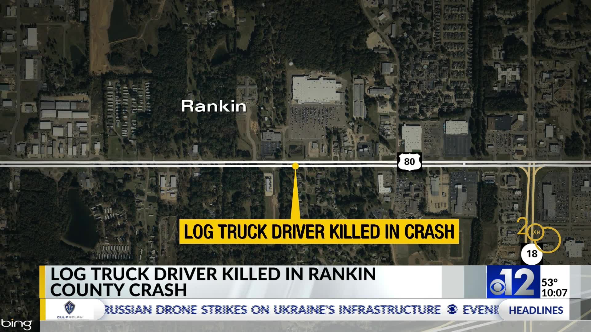 Log truck driver killed in Rankin County crash – WJTV