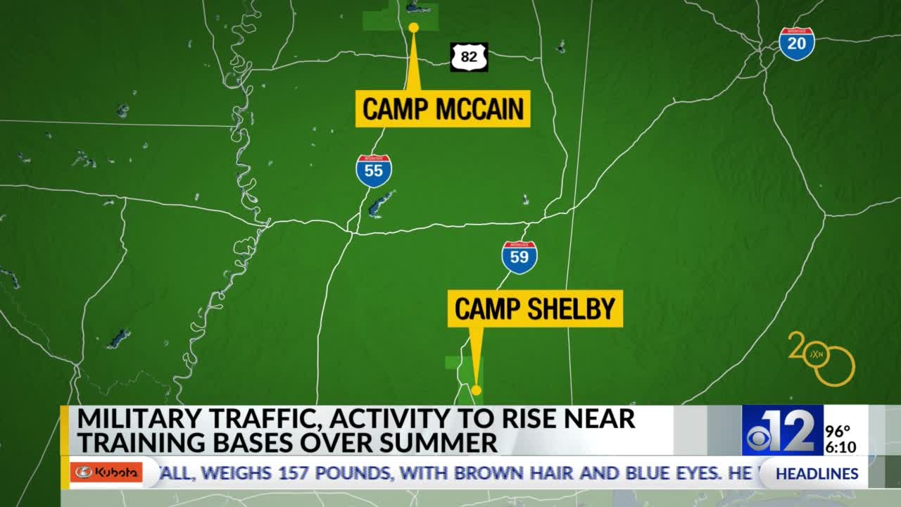 Increased Military Presence Will Be At Camp Shelby This Summer WJTV 7 