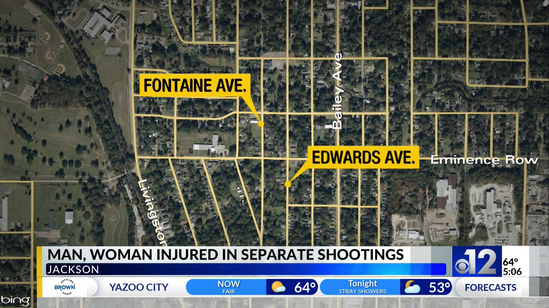 Man, woman injured in separate Jackson shootings – WJTV