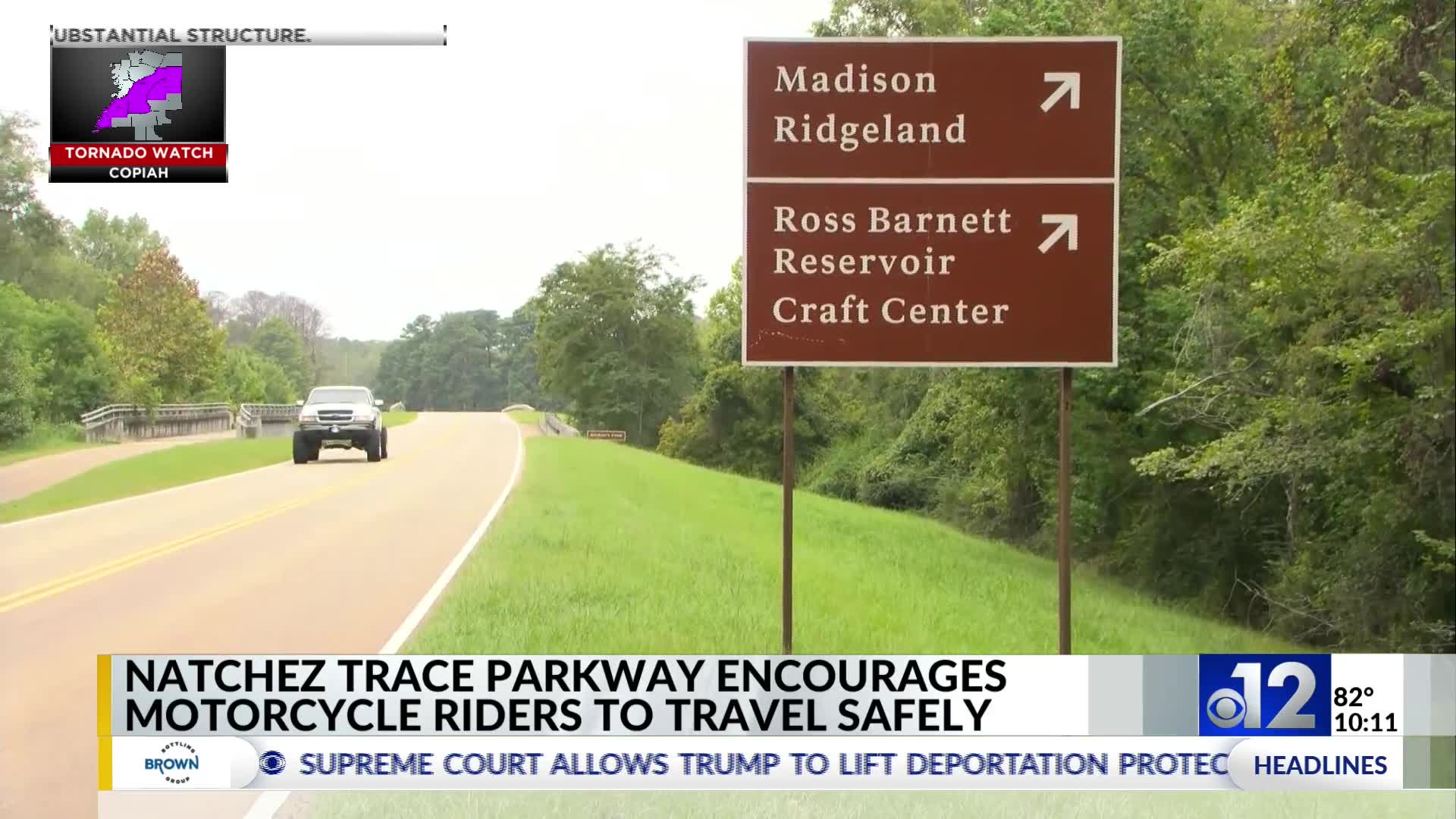 Natchez Trace Parkway encourages motorcycle riders to travel safely – WJTV