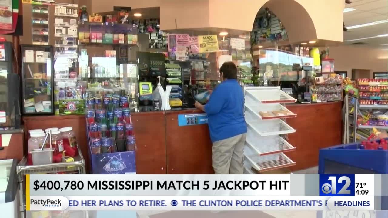 Mississippi Match 5 player wins more than 400,000 WJTV
