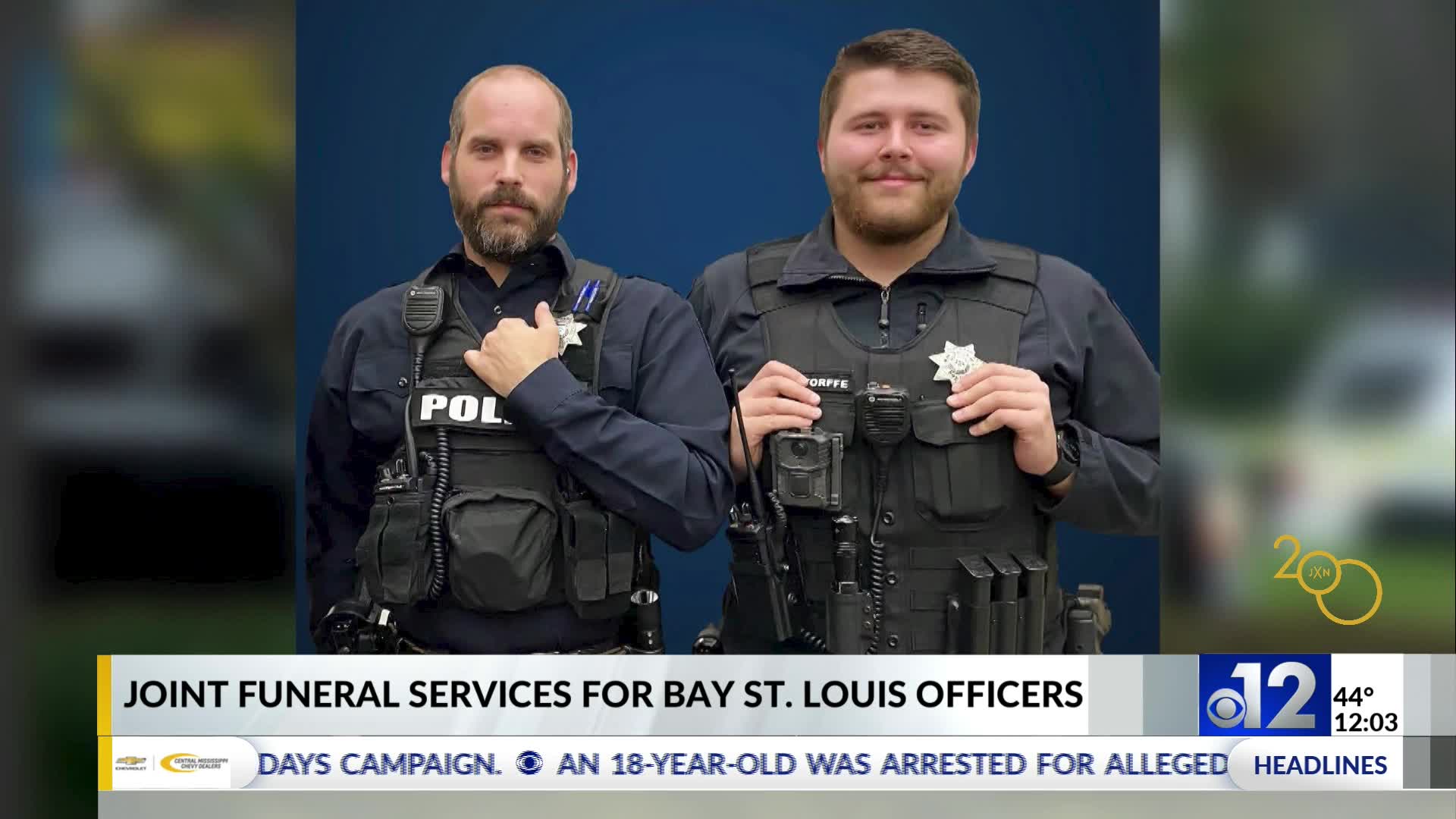 Joint funeral to be held for fallen Bay St. Louis police officers – WJTV