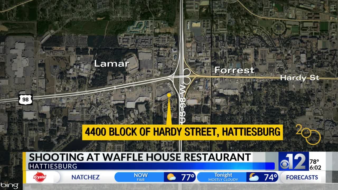 Two injured in Hattiesburg Waffle House shooting WJTV