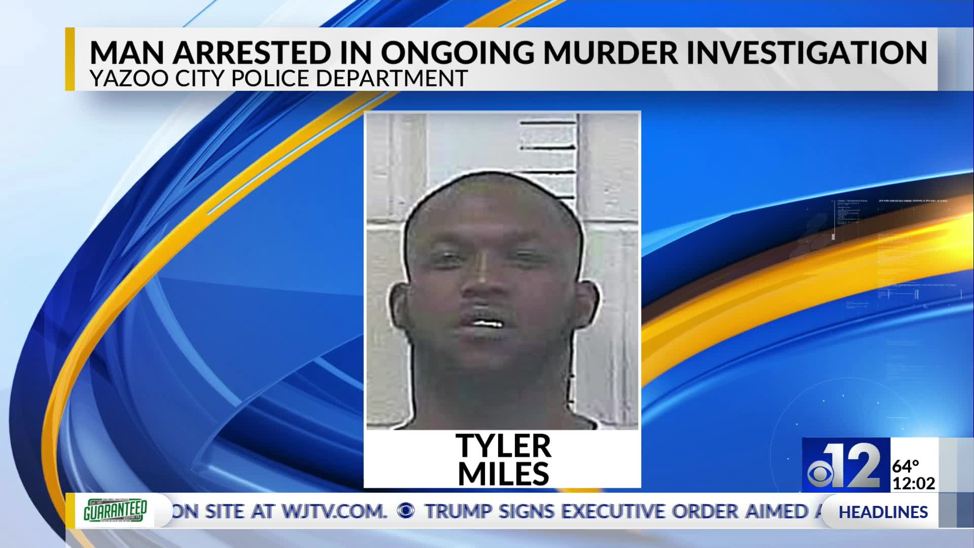 Man arrested in connection to Yazoo City homicide – WJTV