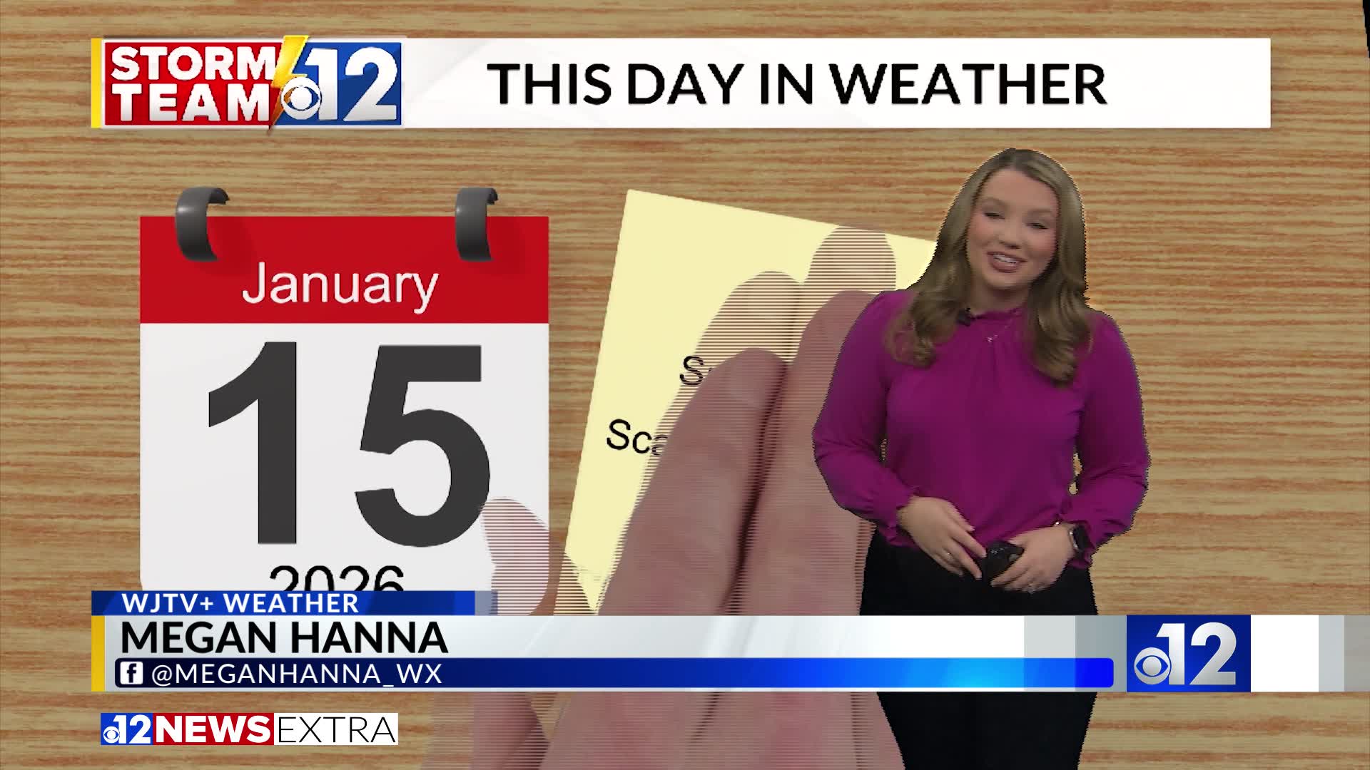 This Day in Weather – AM for Jan. 15 – WJTV