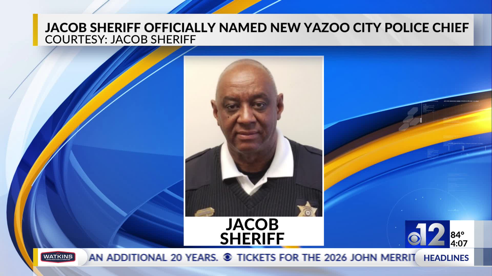 Jacob Auto Police Jacob Sheriff officially named new Yazoo City police chief – WJTV