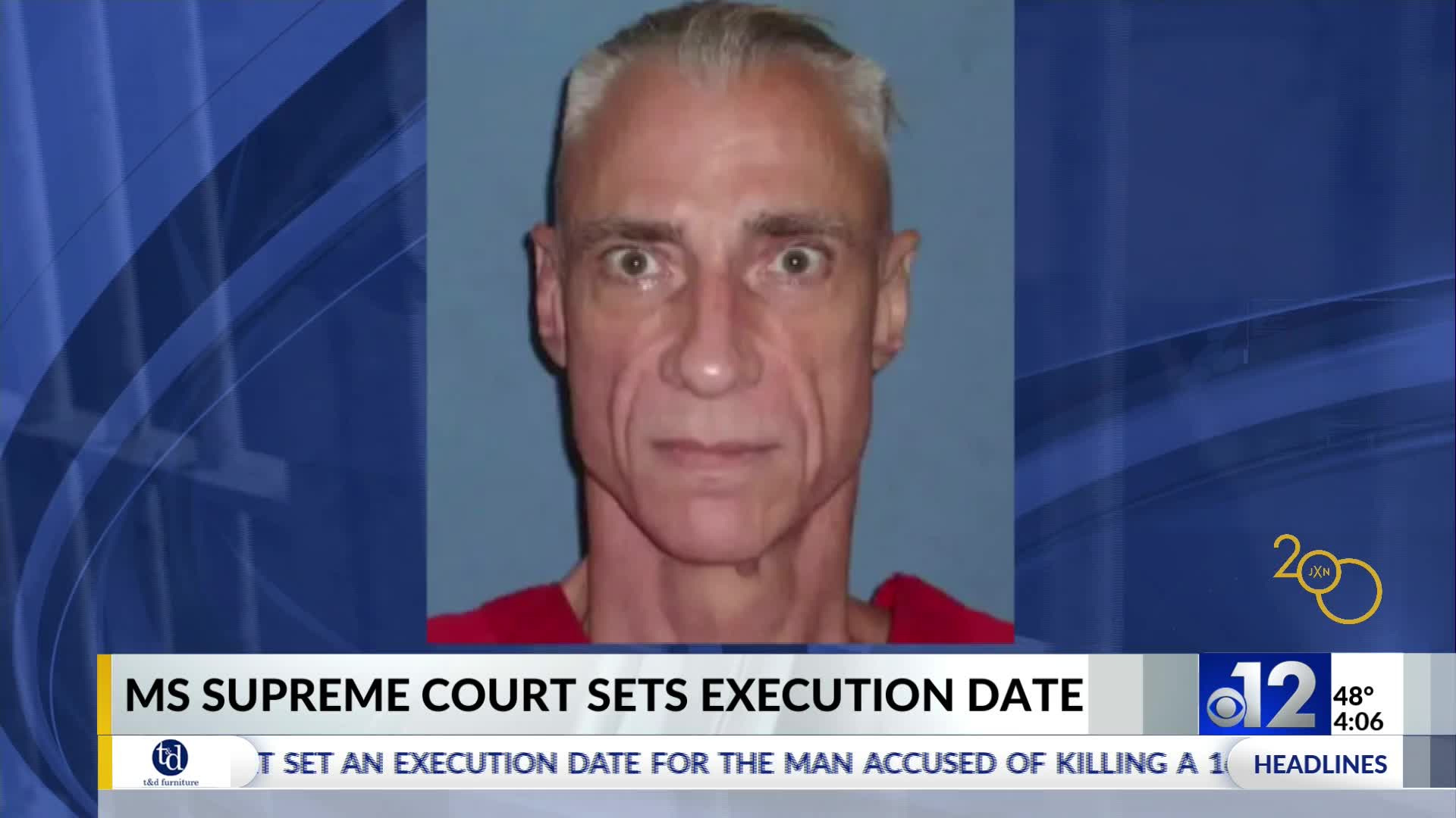 Execution date set for man accused of killing teen in 2000 – WJTV