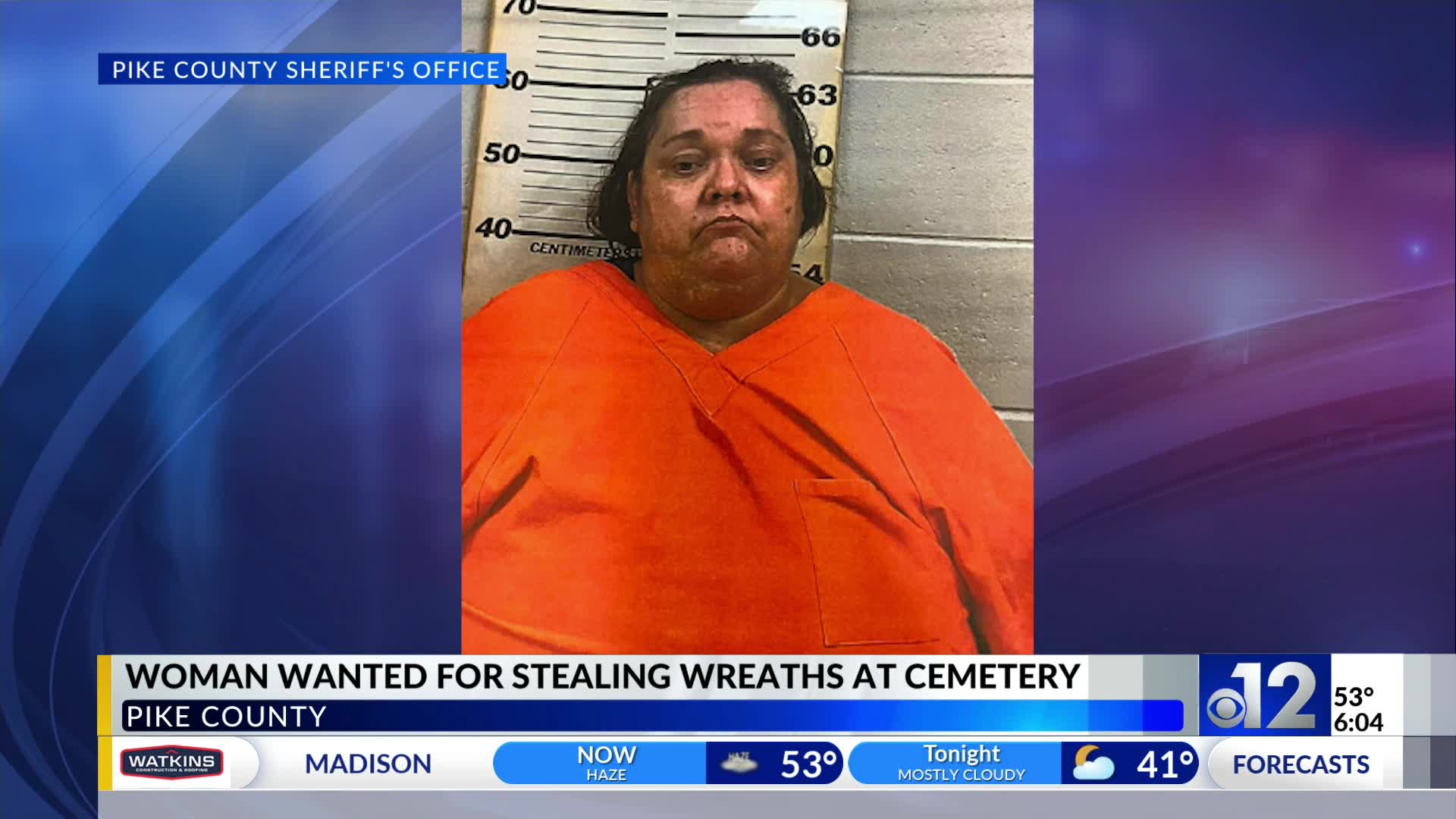 Woman wanted in Pike County for stealing wreaths that honored fallen ...