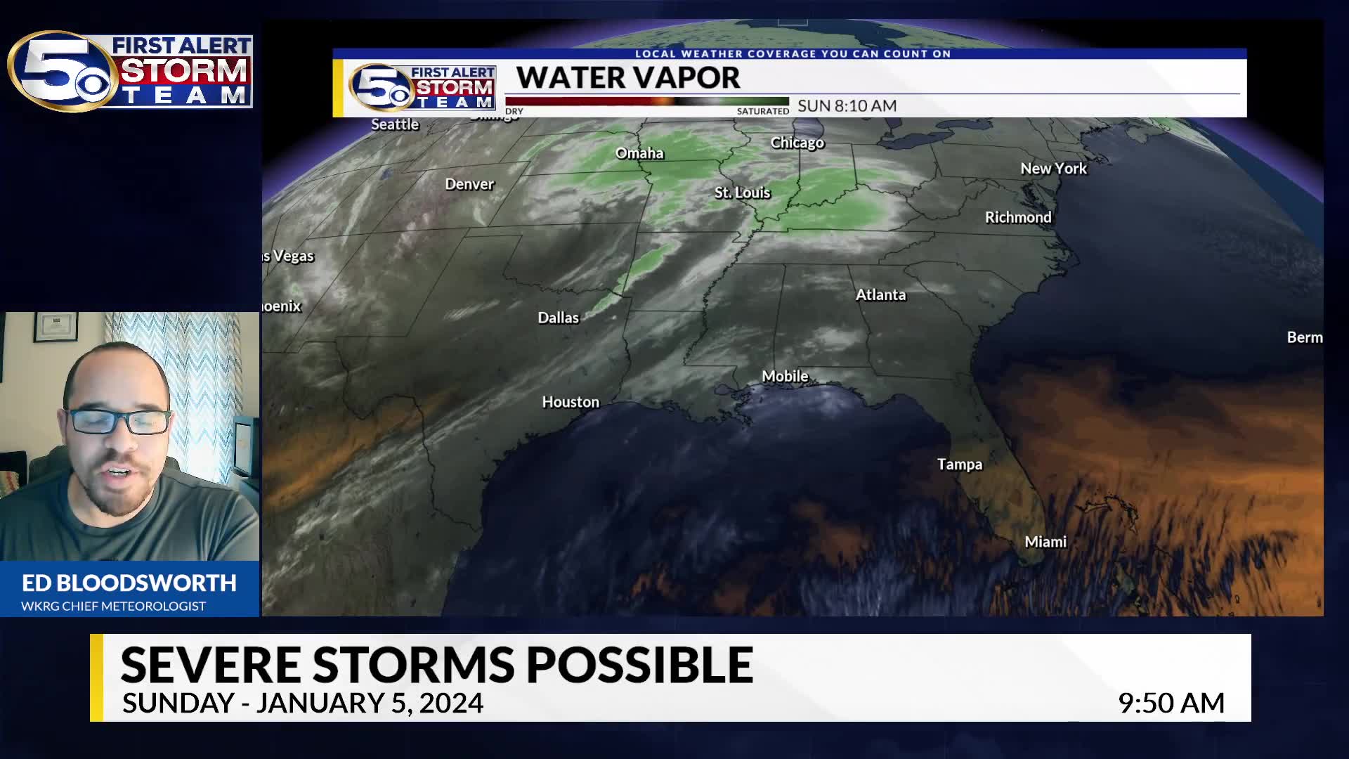 Severe Weather Threat Sunday Night into Monday – WKRG News 5