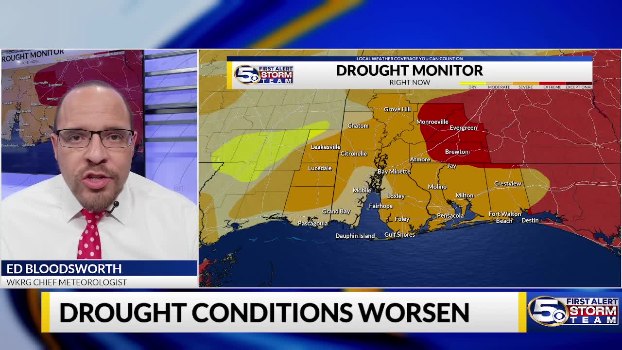 Drought Conditions Continue to Expand & Worsen – WKRG News 5