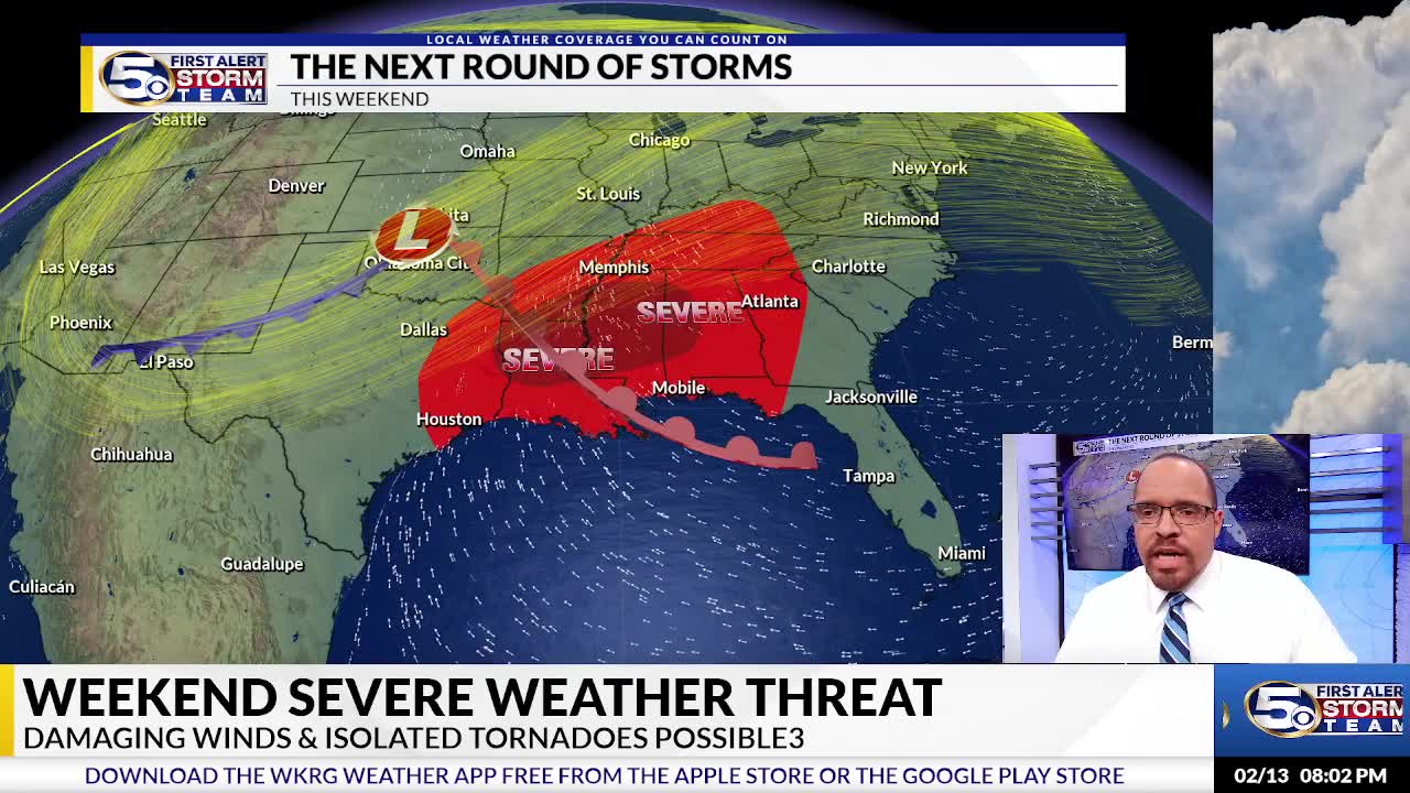 ANother round of severe storms ahead this weekend. – WKRG News 5