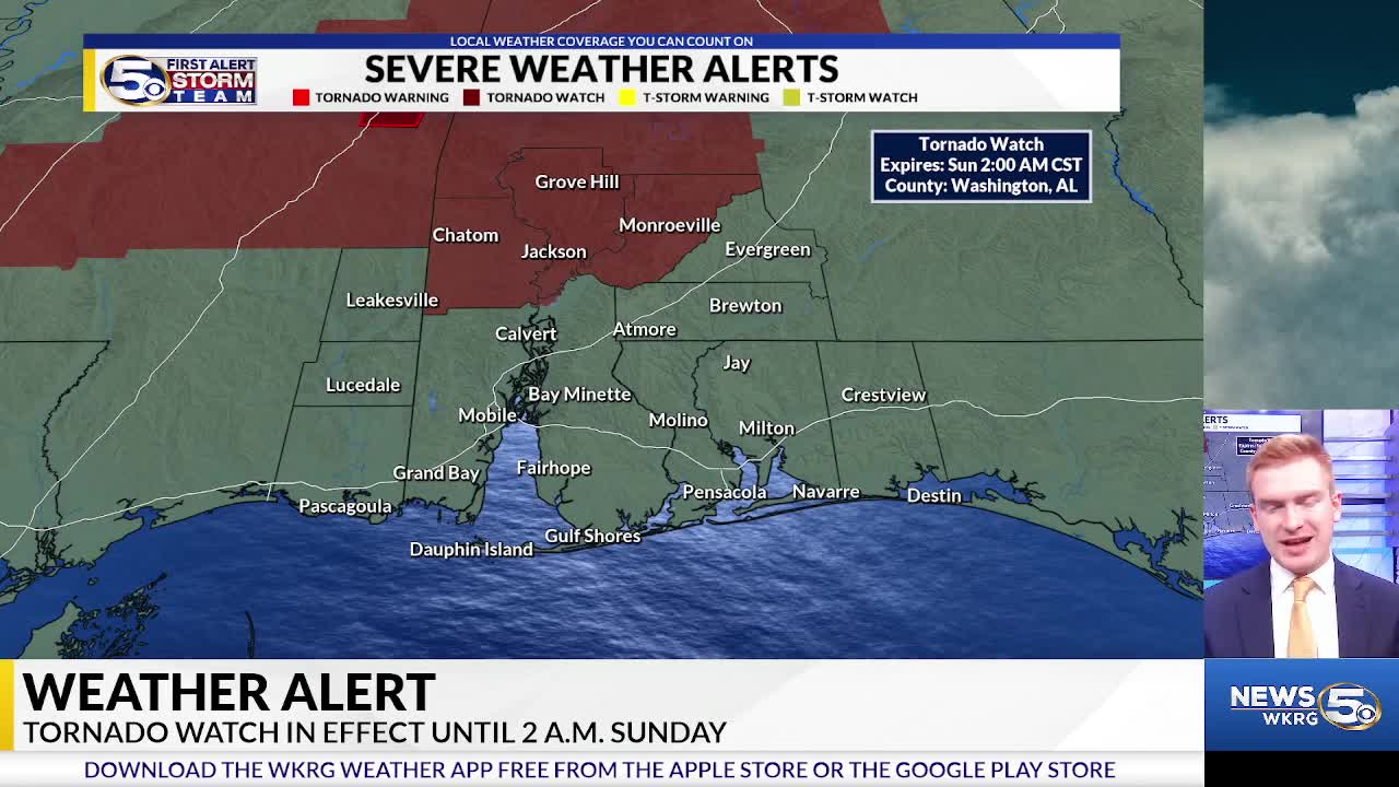 10:45 pm Sat Severe Update – WKRG News 5