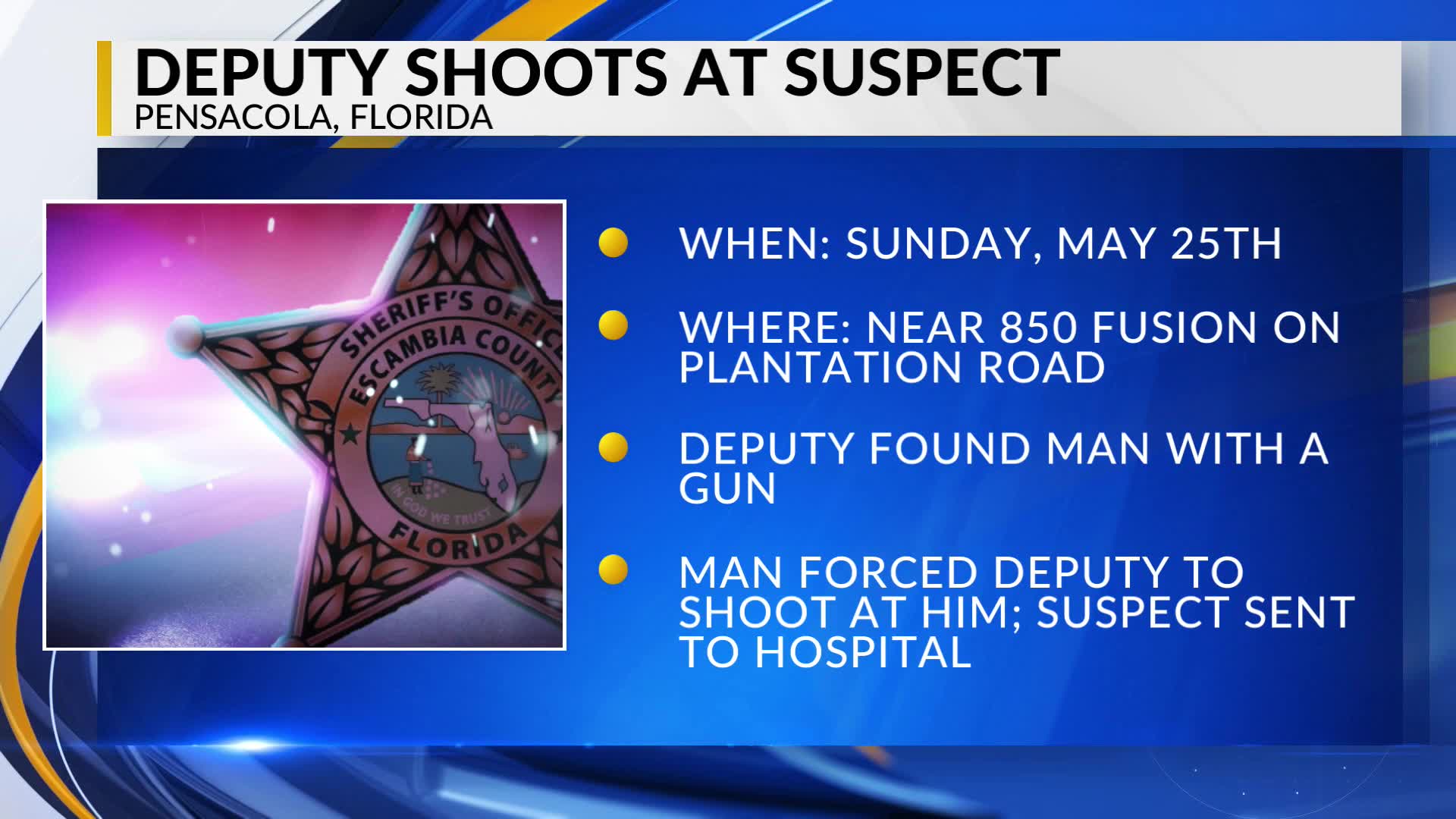 FDLE investigates after deputy shoots at man near Pensacola bar – WKRG ...