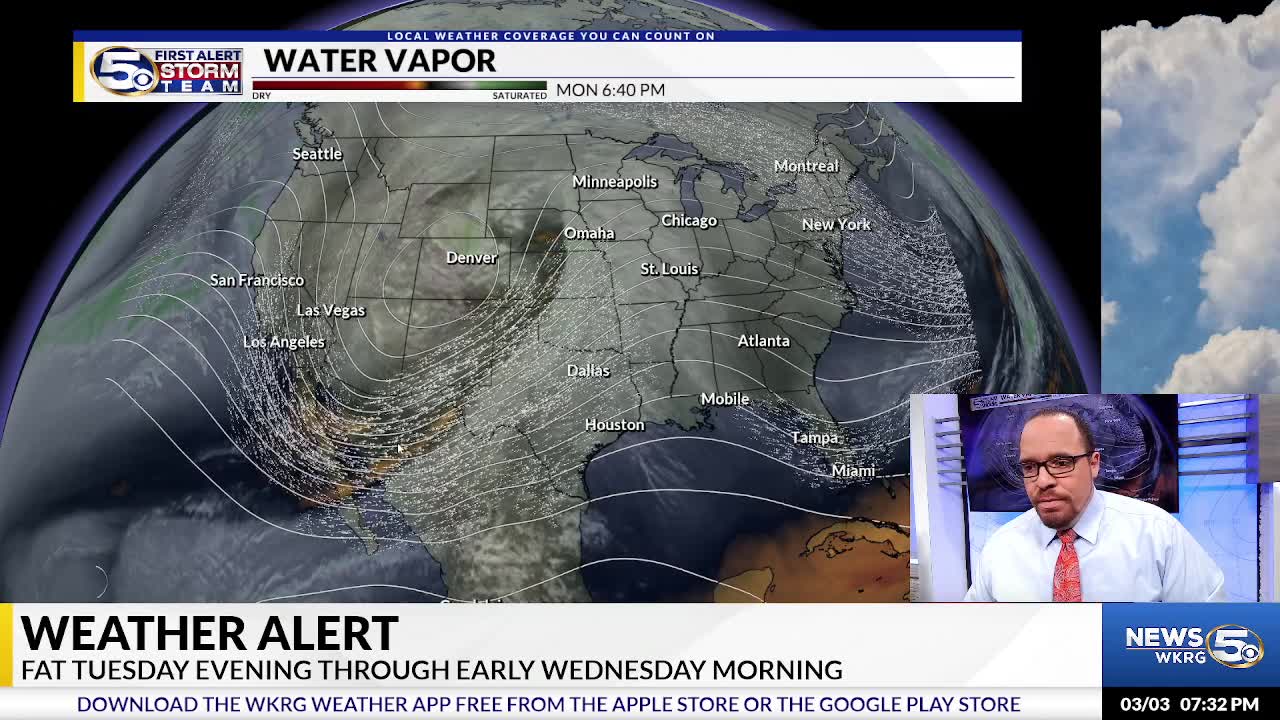 Fat Tuesday Severe Weather Threat – WKRG News 5