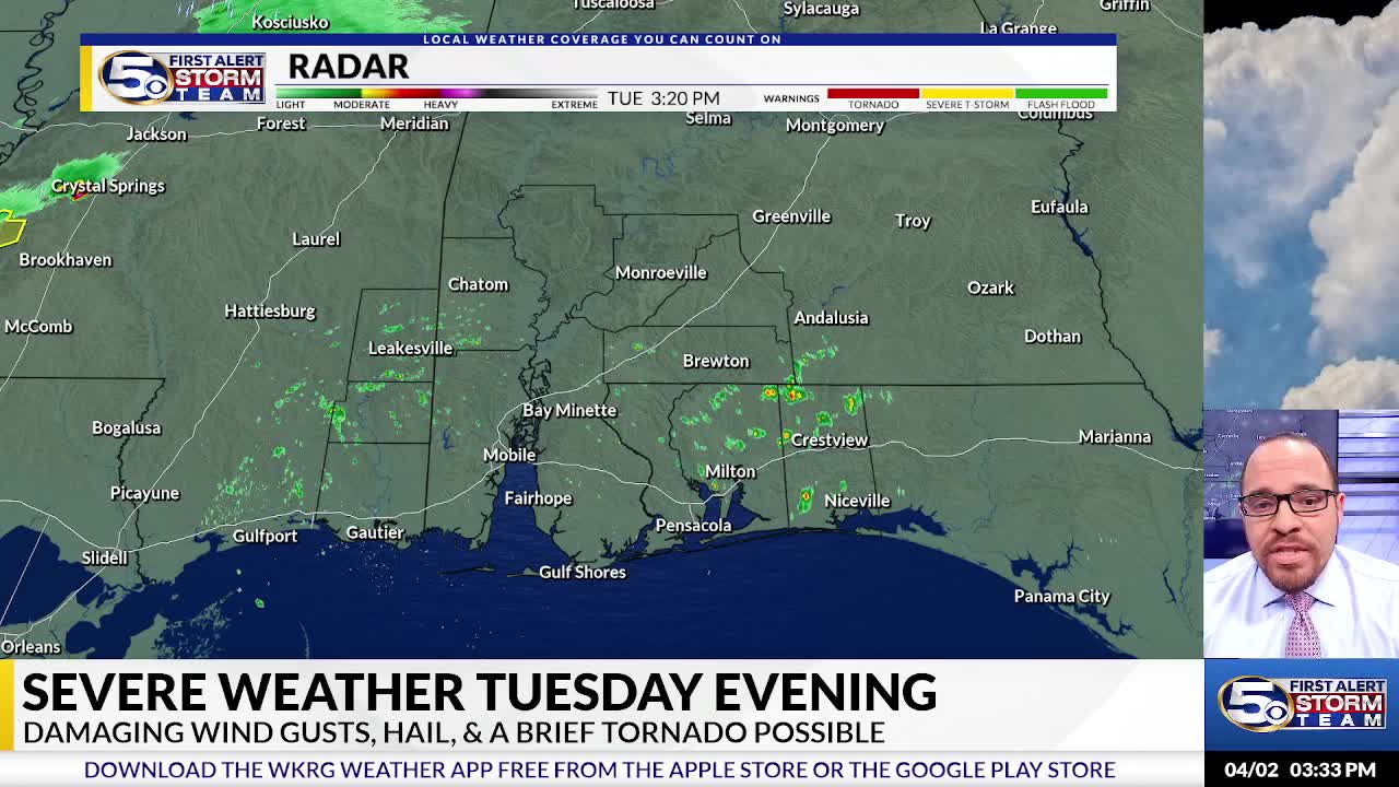 3:30 PM Severe Weather Update – WKRG News 5
