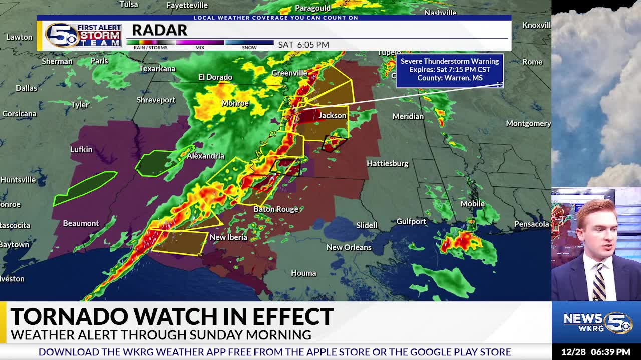 Severe Update 640p Sat – WKRG News 5