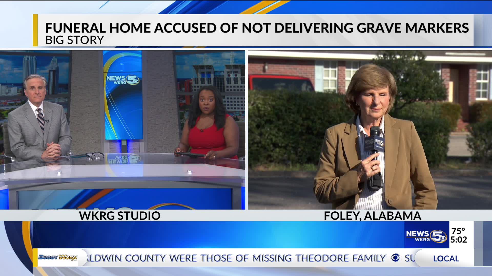 Foley funeral home investigated: Families claim headstones paid for