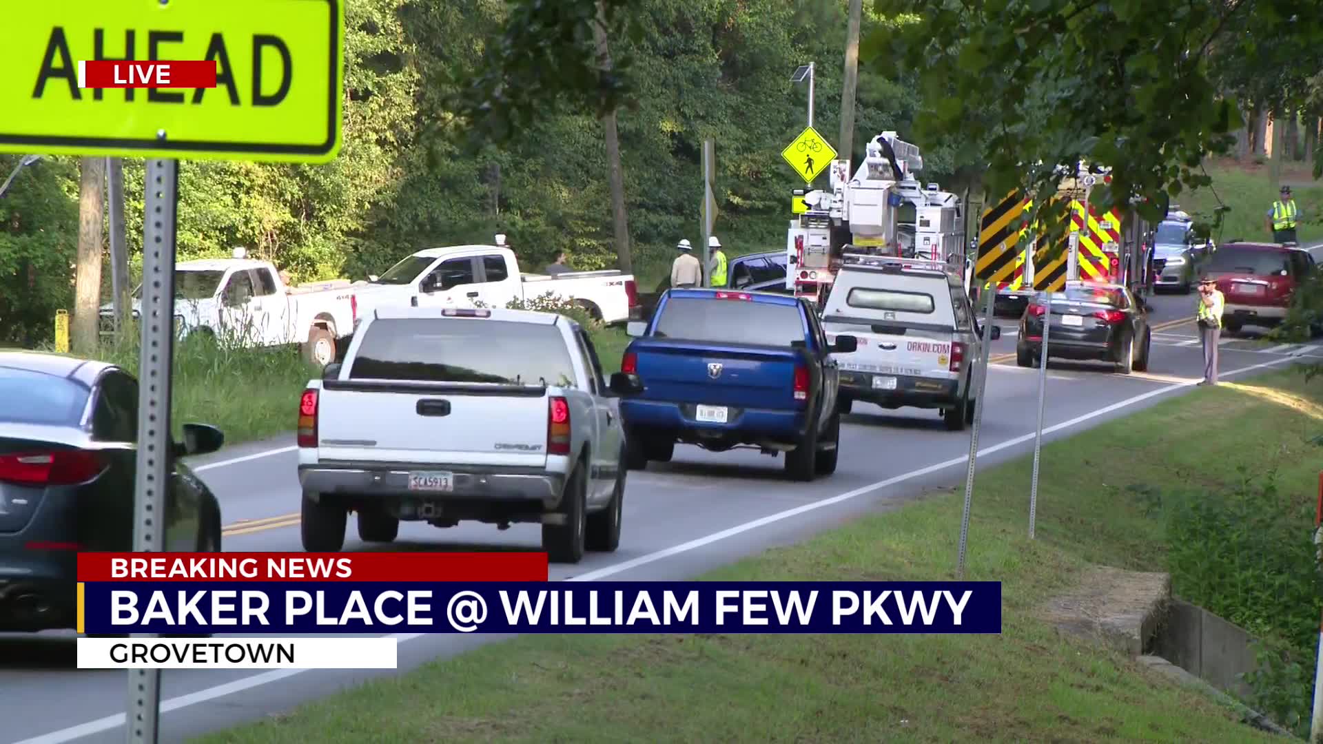 Columbia County Crash causes power outage – WJBF