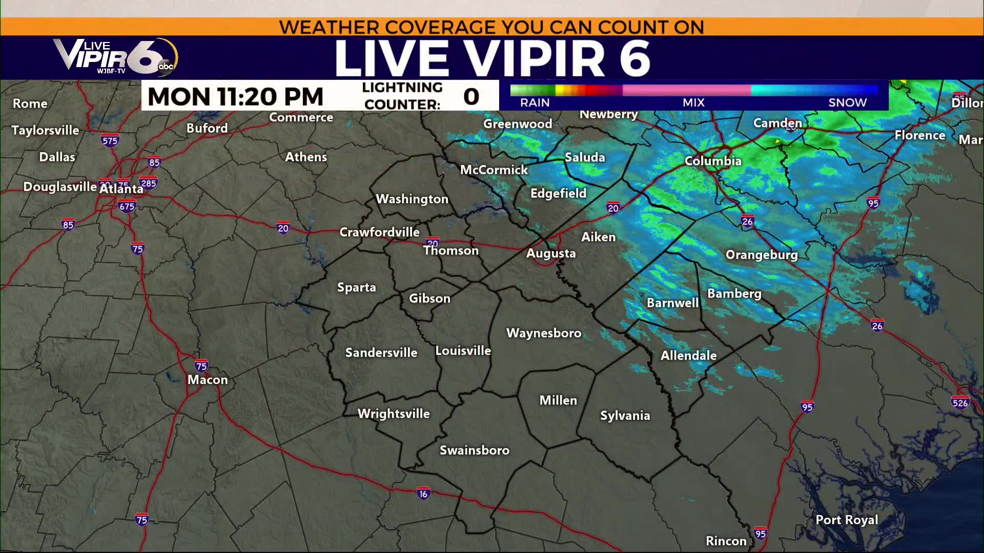 Tracking Rain in the CSRA & Hurricane Melissa in Jamaica – WJBF