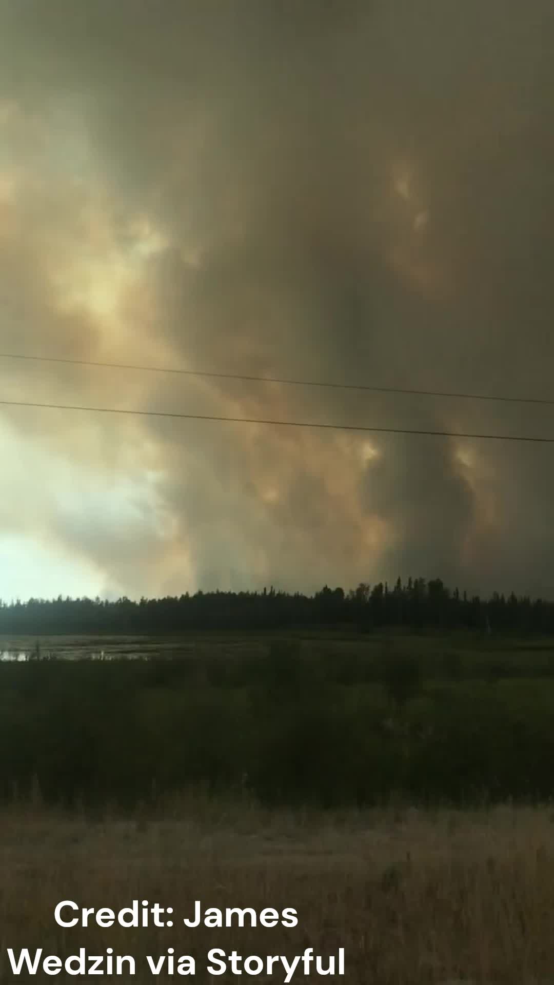 Evacuations ordered in Canada as wildfires burn out of control (Credit ...
