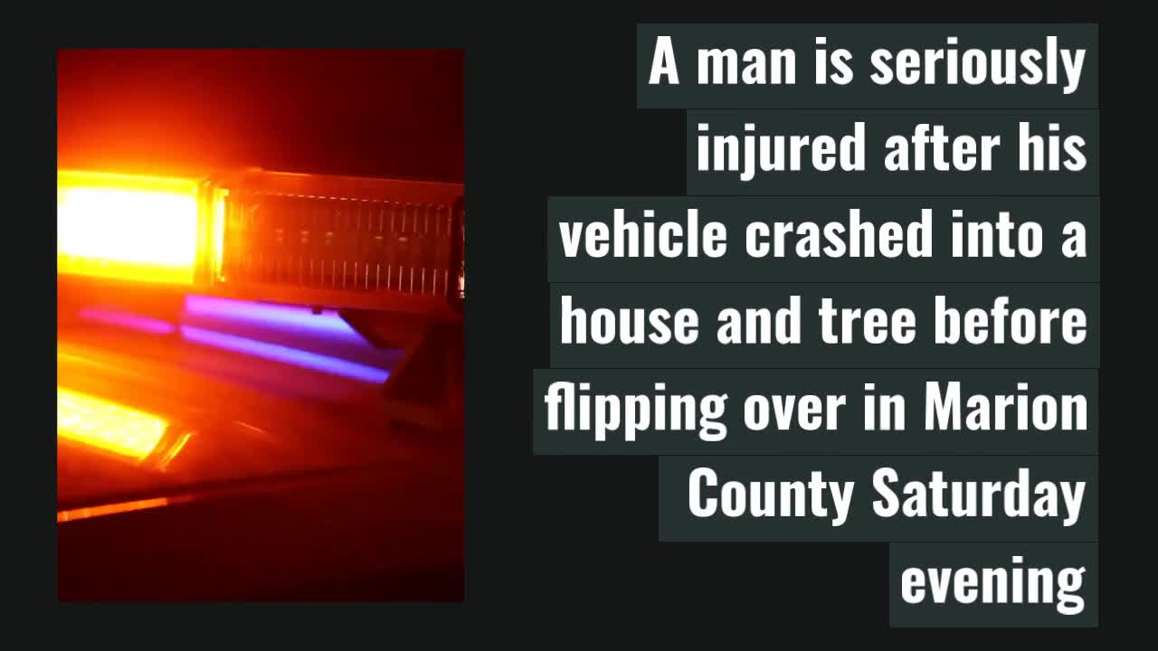 Man seriously injured after vehicle crashes into house, tree – Fox 8 ...