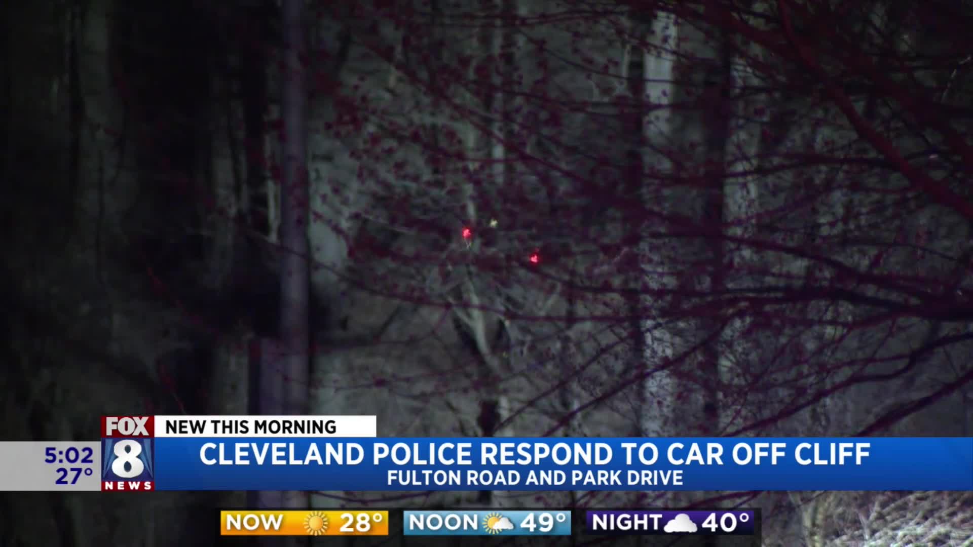 Car goes off cliff near MetroParks – Fox 8 Cleveland WJW