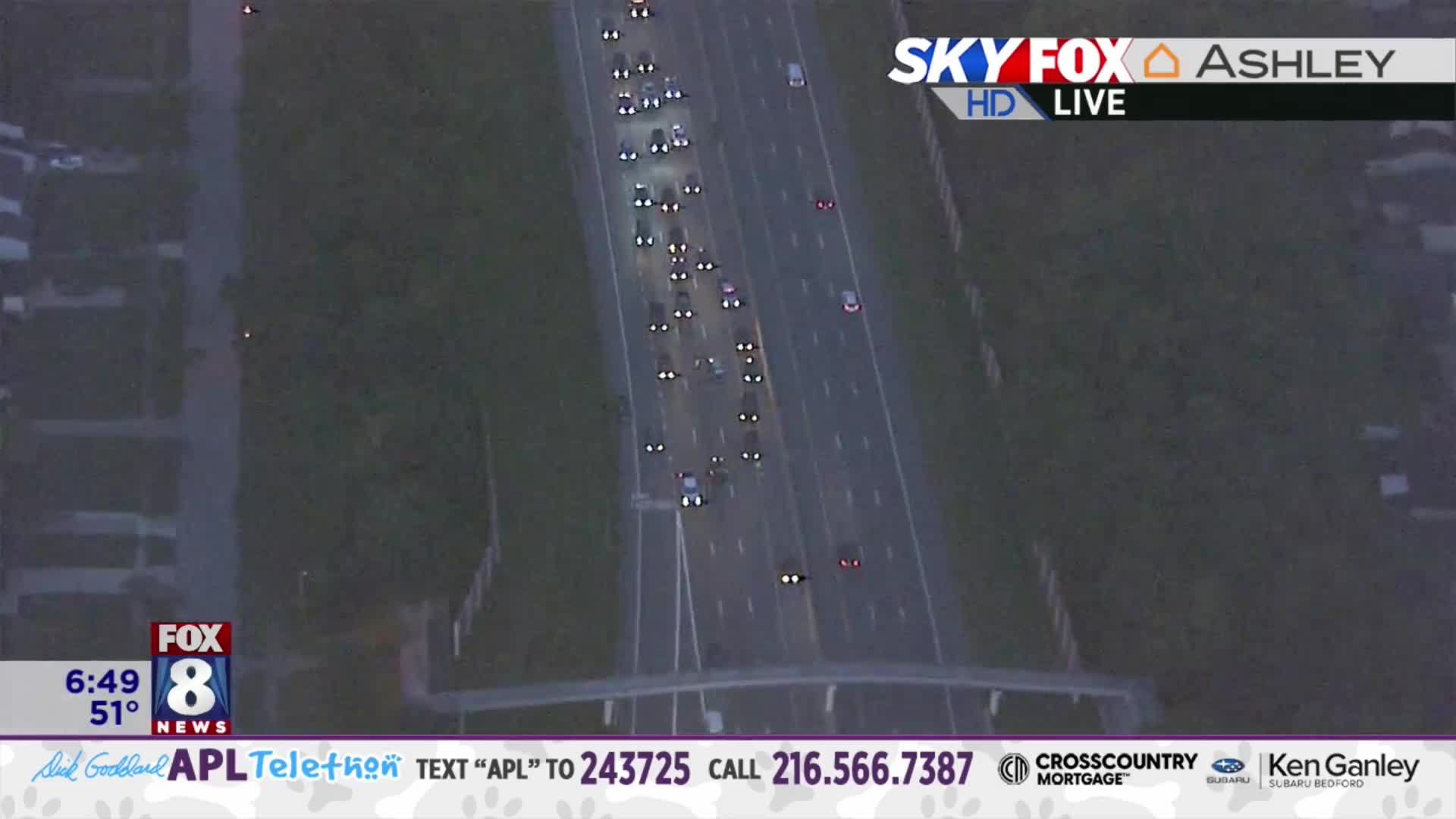 Traffic Alert: Four-car crash on I-480 – Fox 8 Cleveland WJW