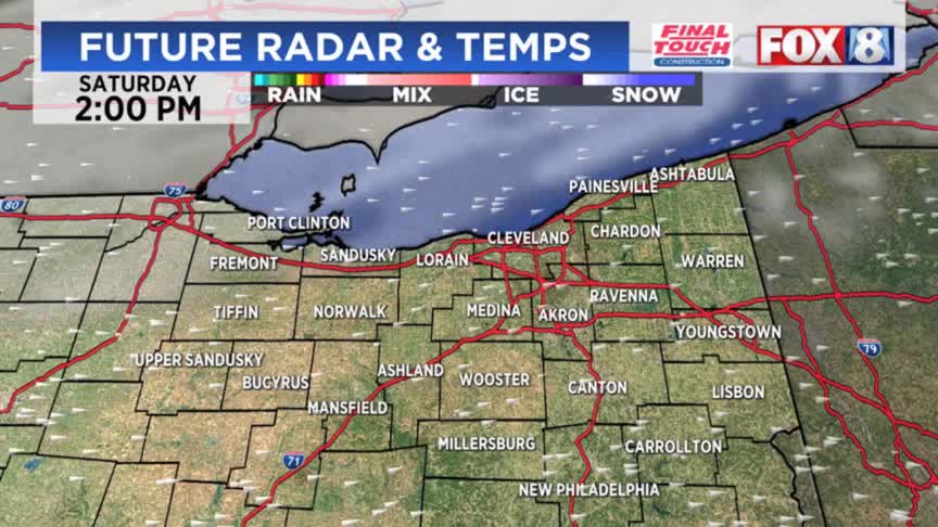 Weather Clickable: Spotty showers and chilly temps – Fox 8 Cleveland WJW