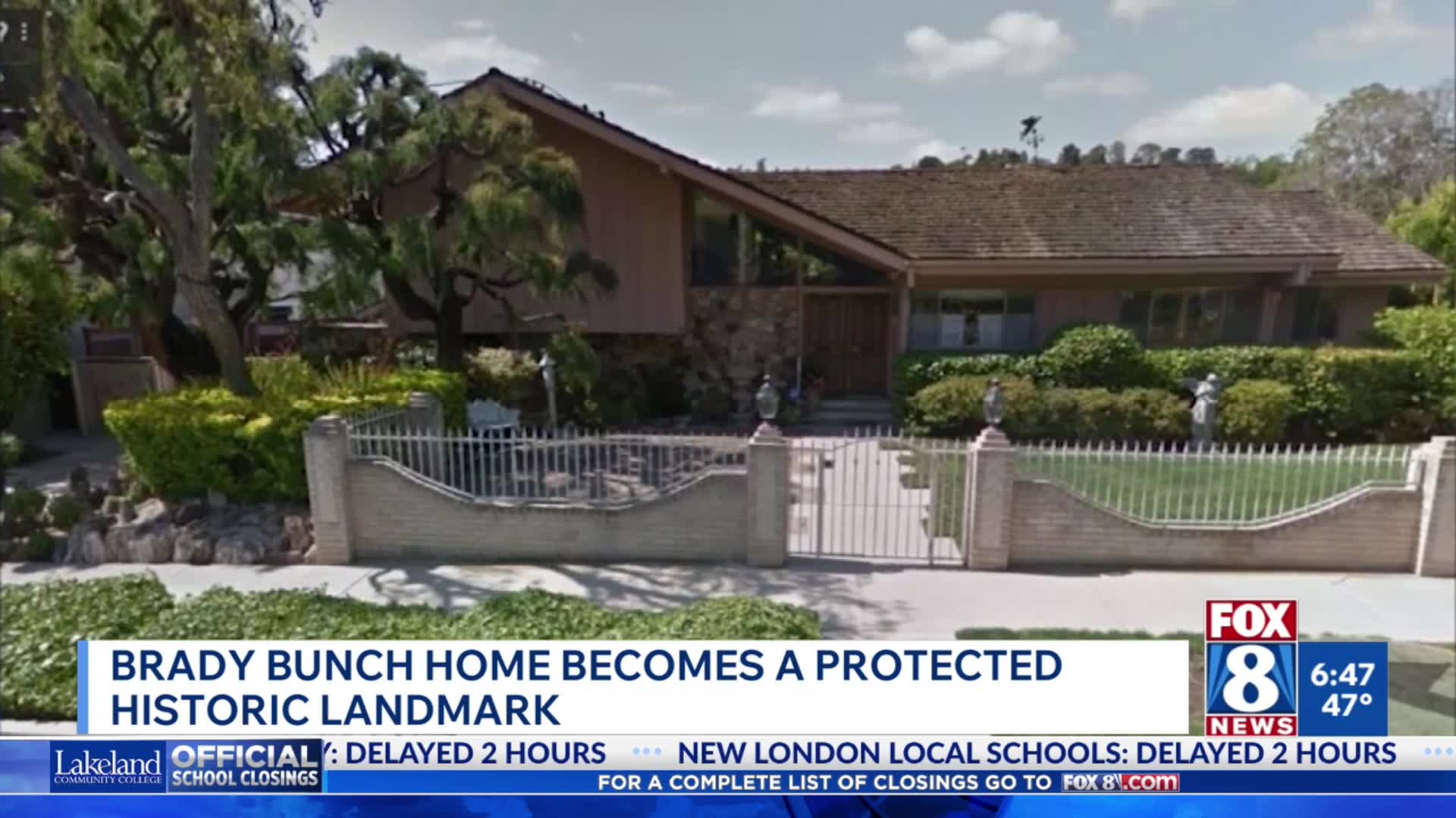 ‘Brady Bunch’ house gets LA landmark status – Fox 8 Cleveland WJW
